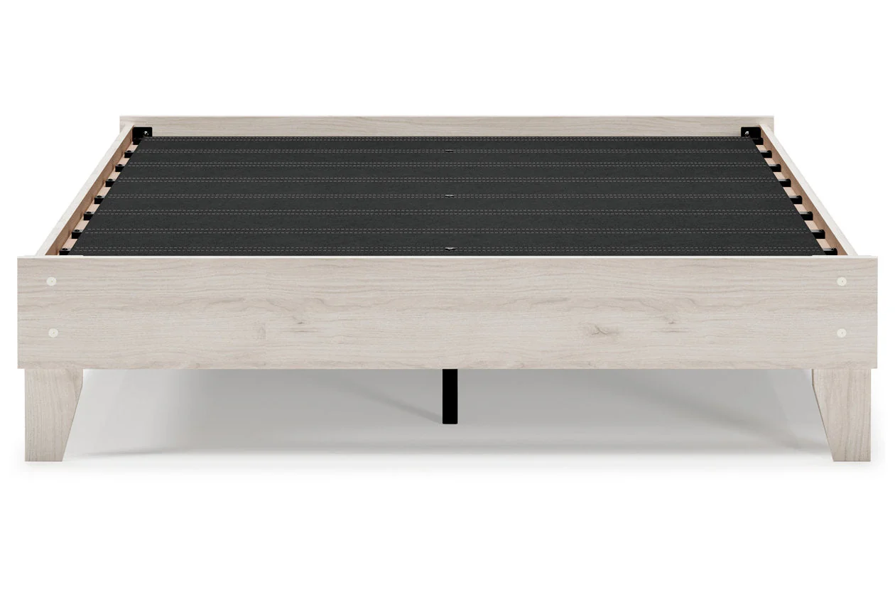 Socalle Light Natural Queen Platform Base Bed - Image 3