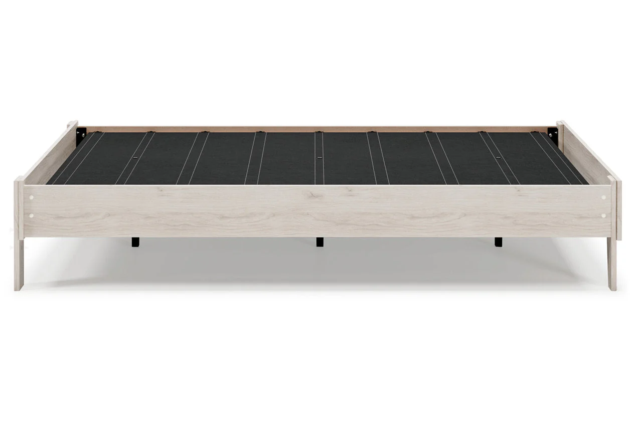 Socalle Light Natural Queen Platform Base Bed - Image 5