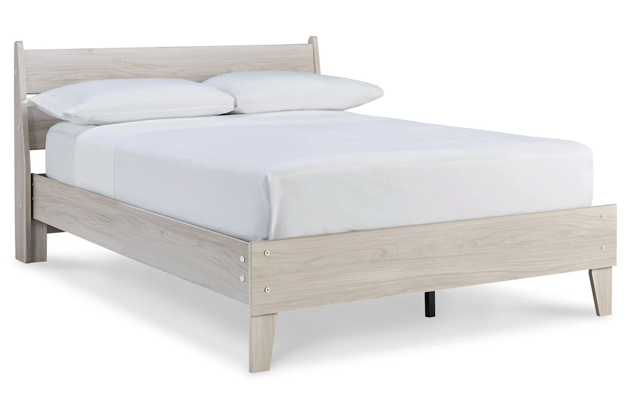 Socalle Natural Full Platform Bed