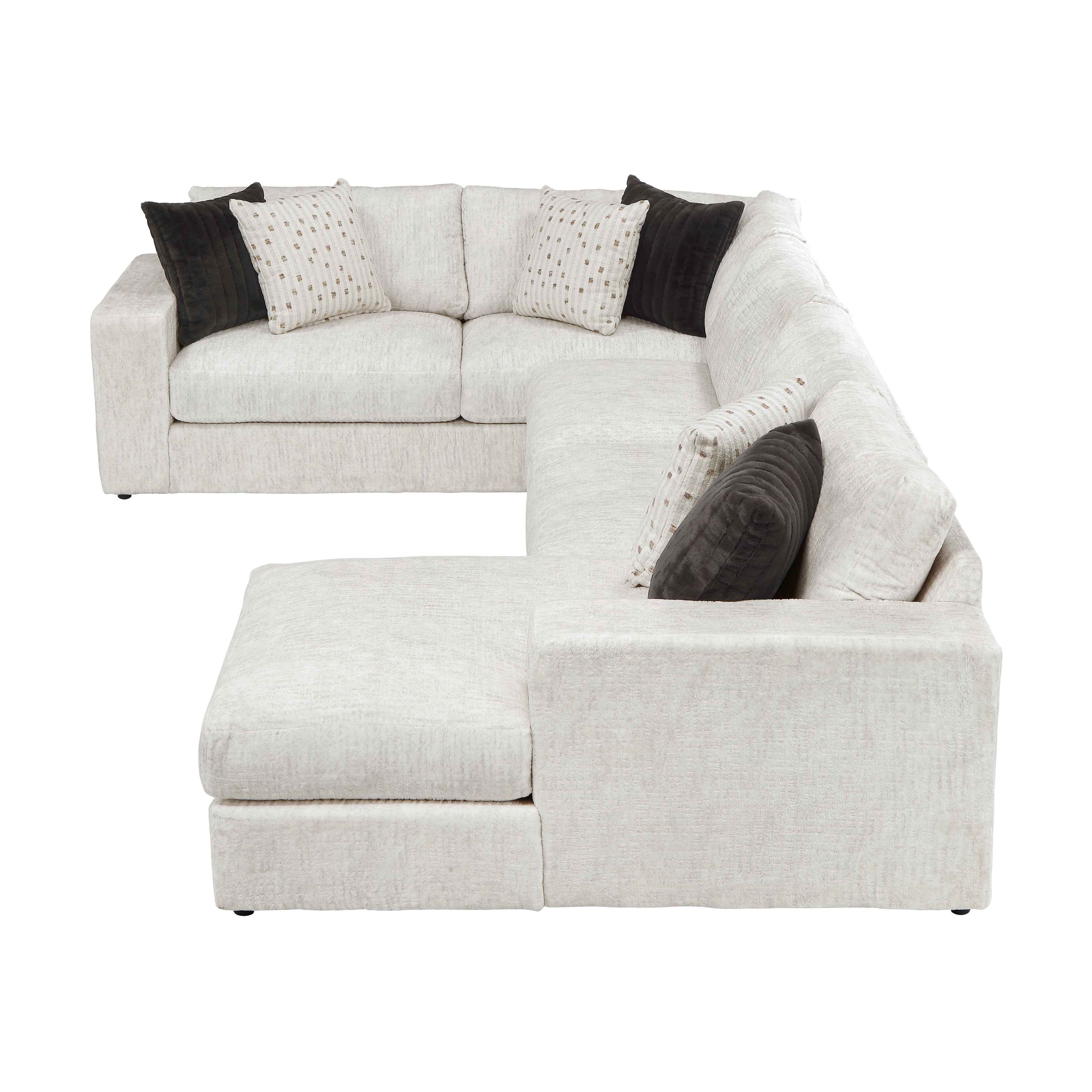 Solace Beige RAF Sectional - Image 6