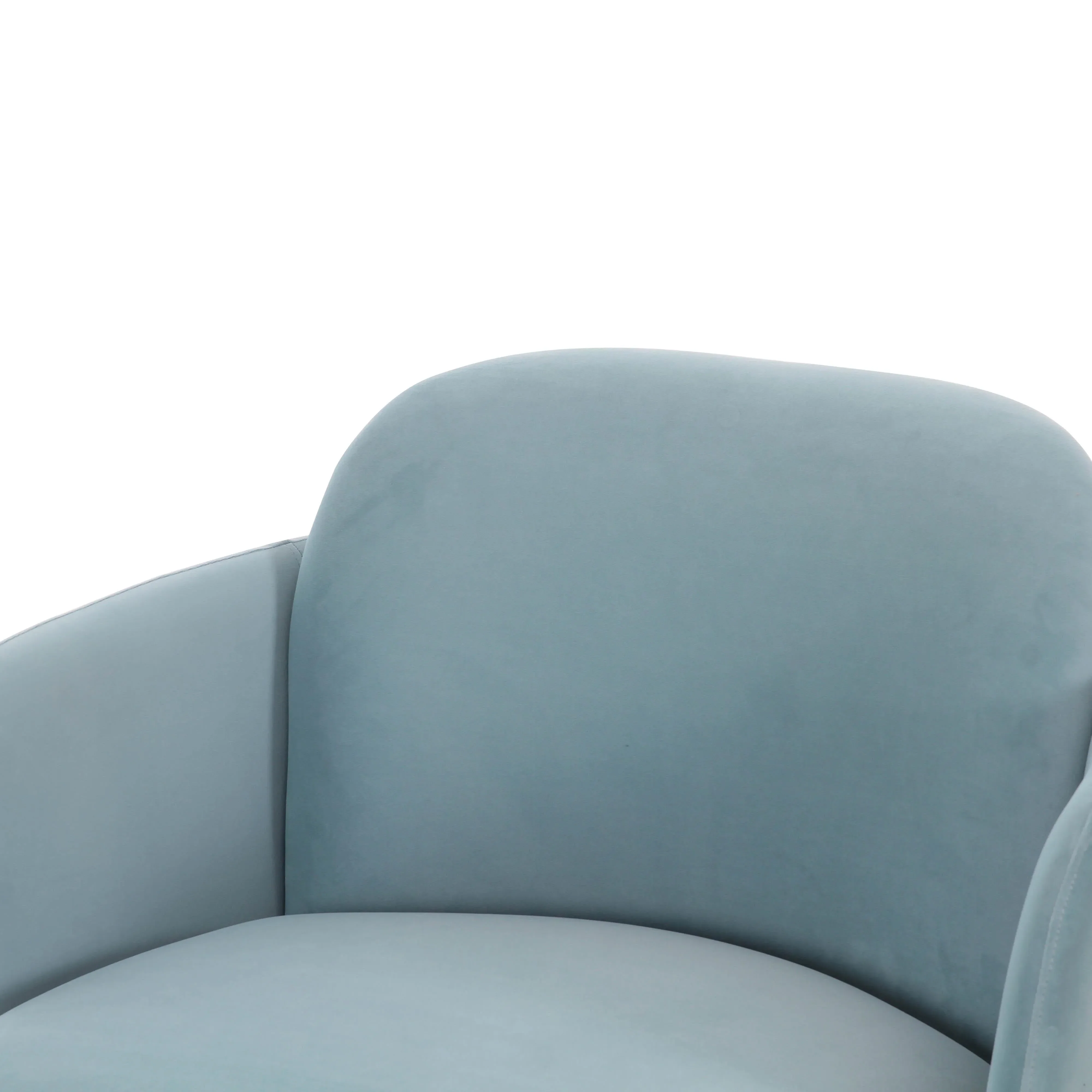 Solange Velvet Swivel Chair - Image 5