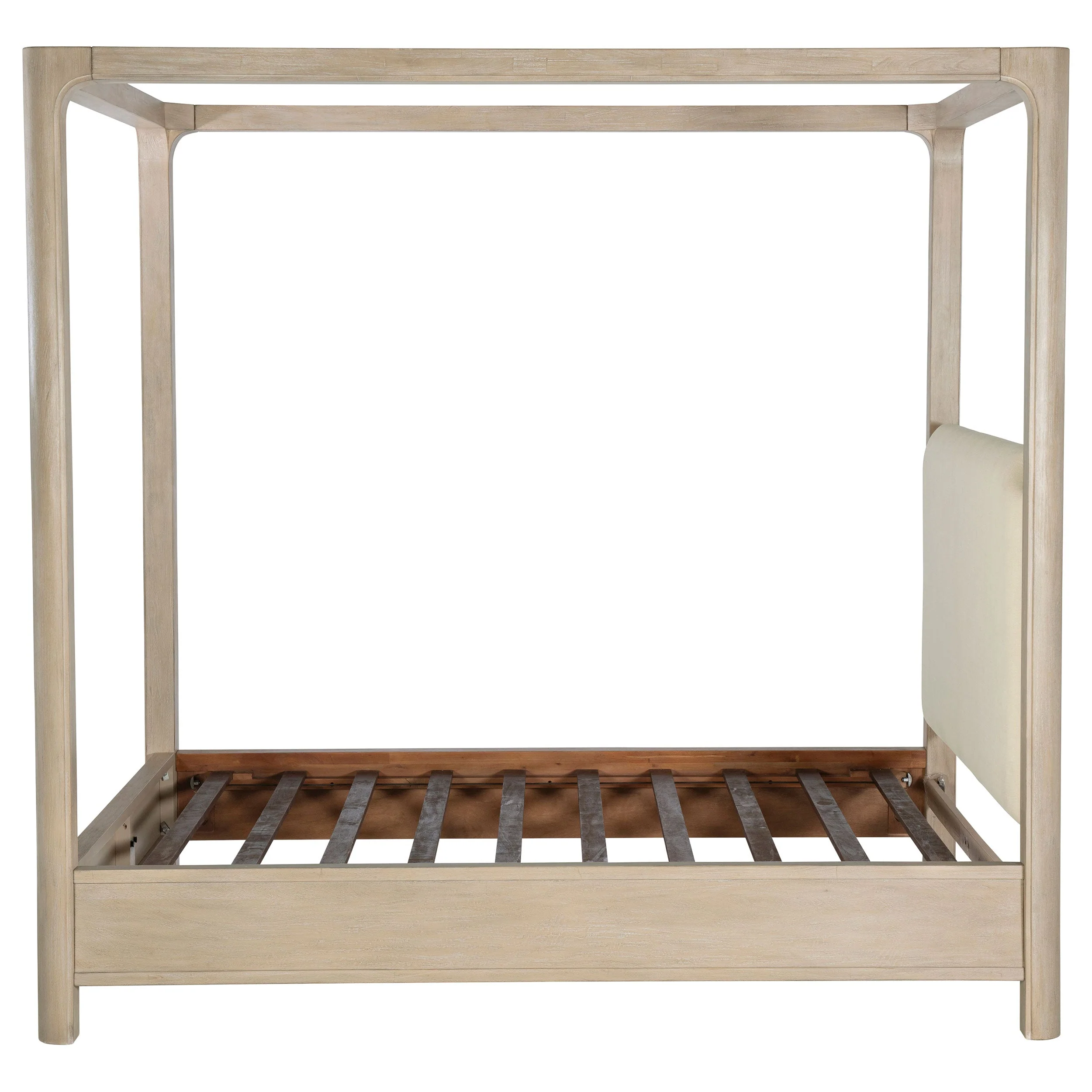 Solano 85-inch Weathered Mango Eastern King Canopy Bed - Image 5