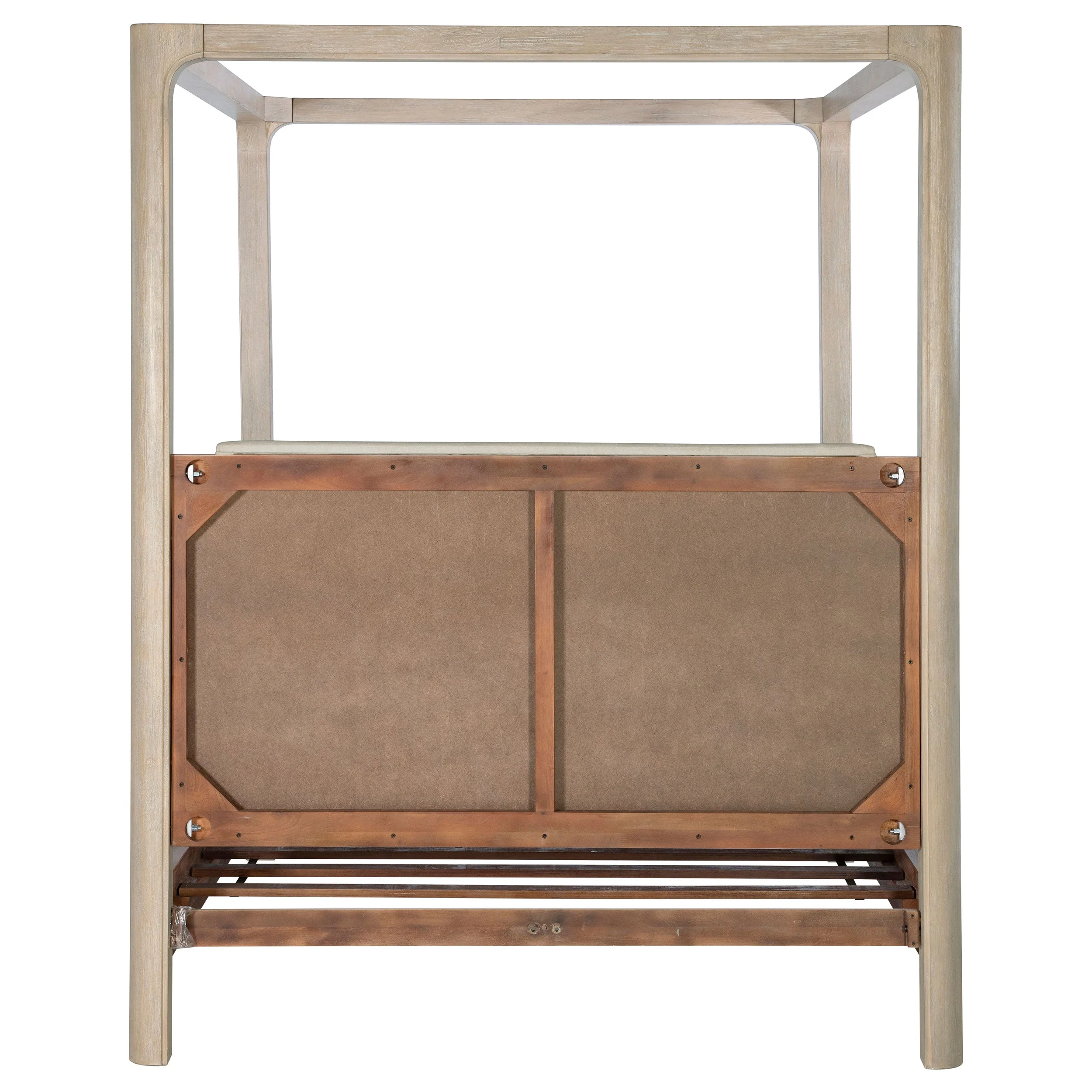 Solano 85-inch Weathered Mango Eastern King Canopy Bed - Image 7
