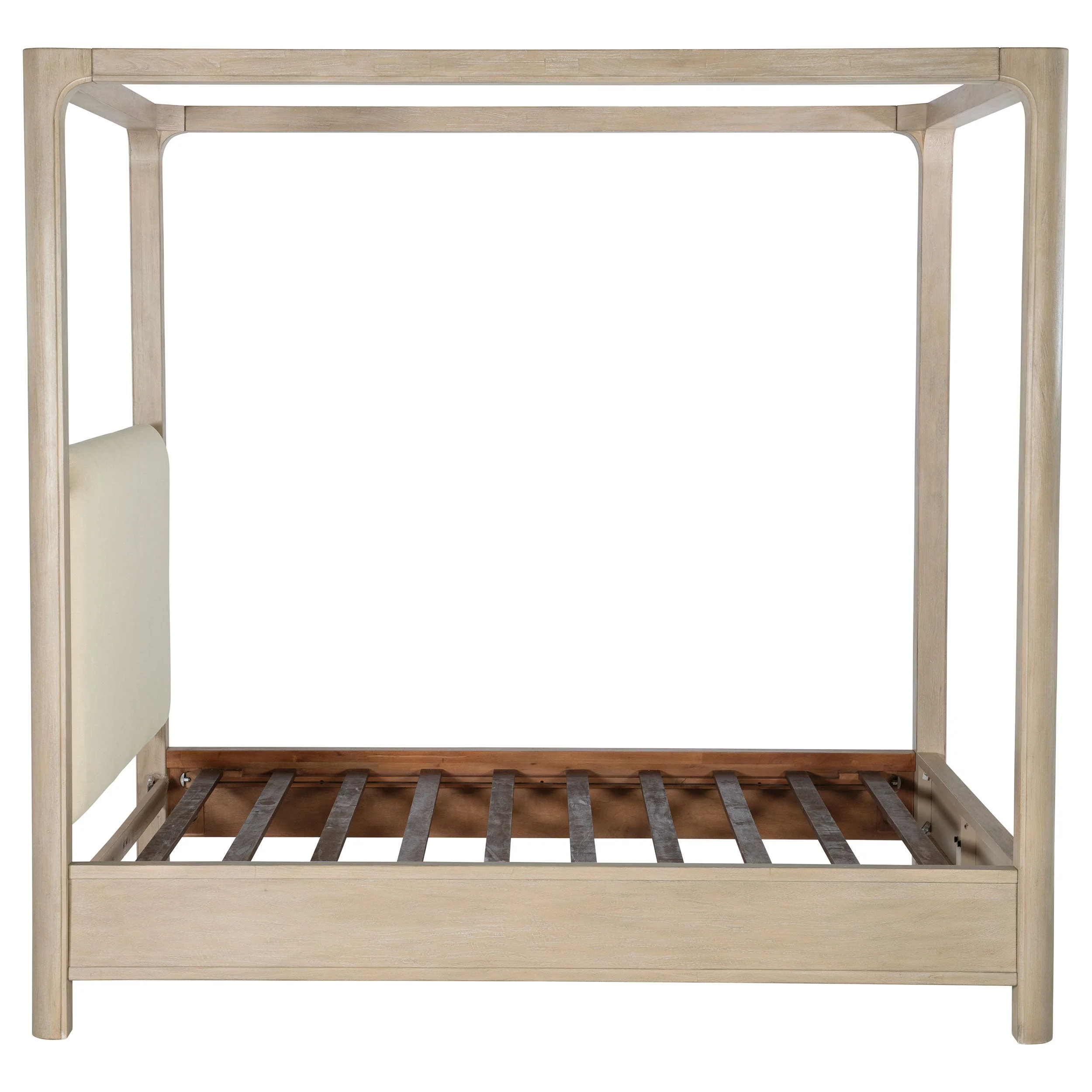 Solano 85-inch Weathered Mango Eastern King Canopy Bed - Image 9