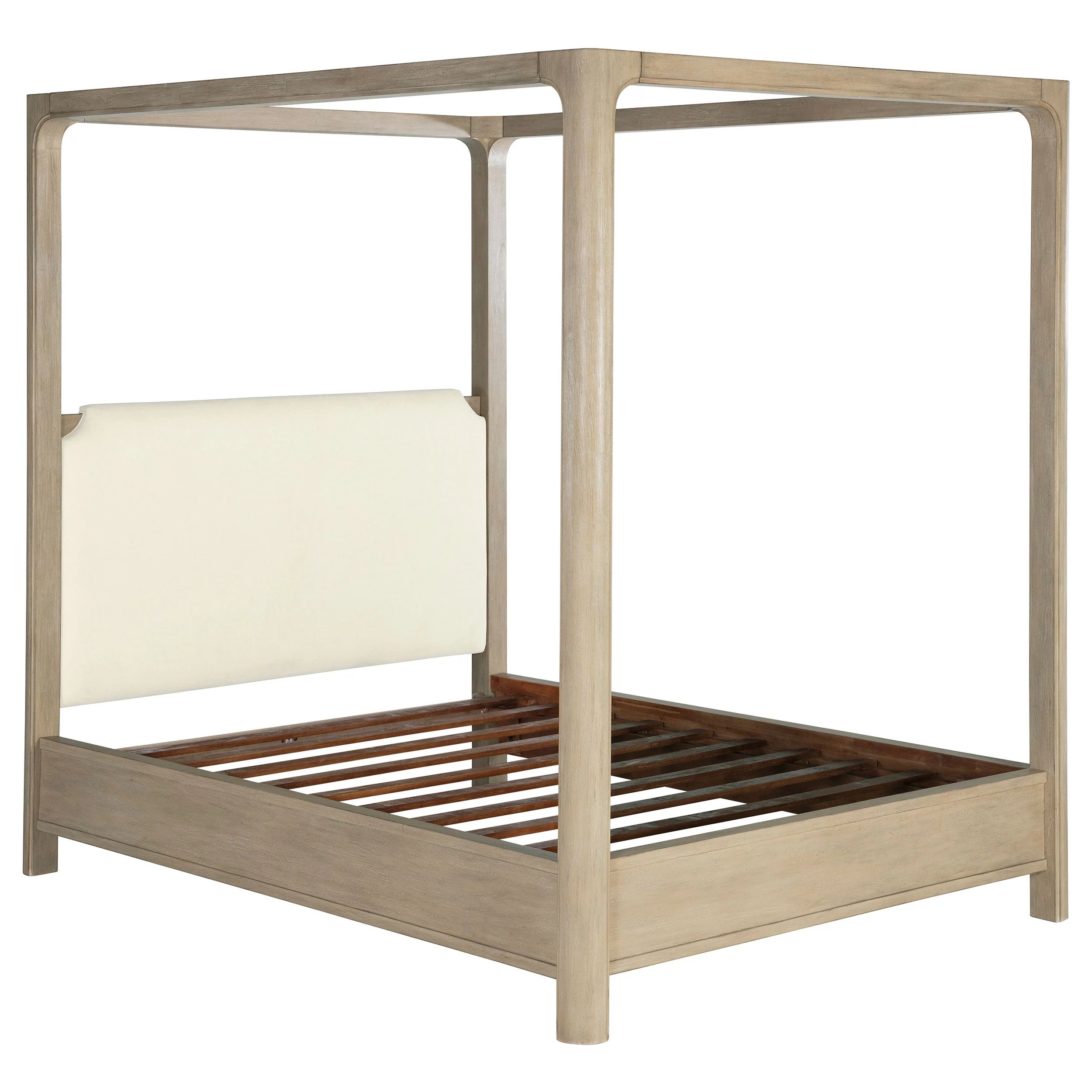 Solano 85-inch Weathered Mango Queen Canopy Bed - Image 2