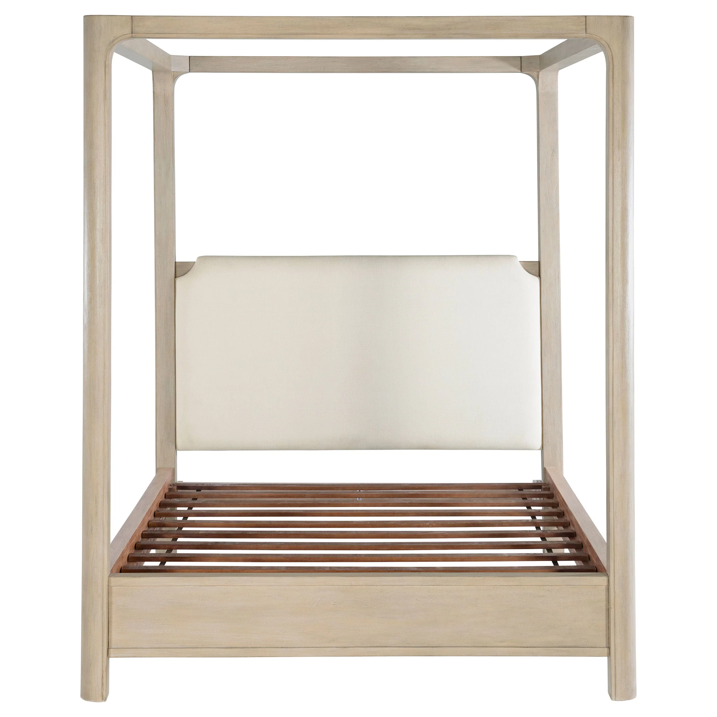 Solano 85-inch Weathered Mango Queen Canopy Bed - Image 3