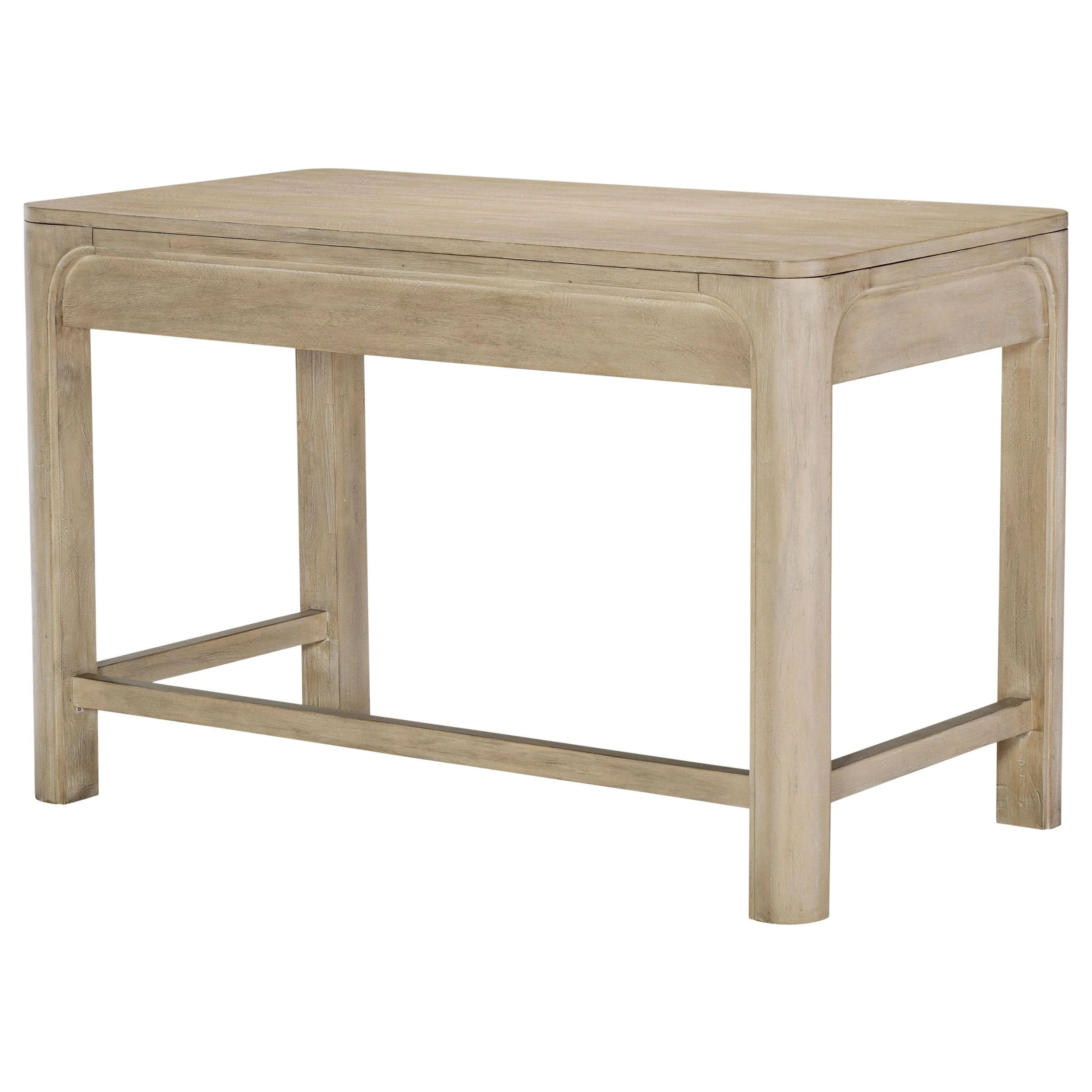 Solano Weathered Mango 2-drawer Makeup Table Vanity Desk - Image 7
