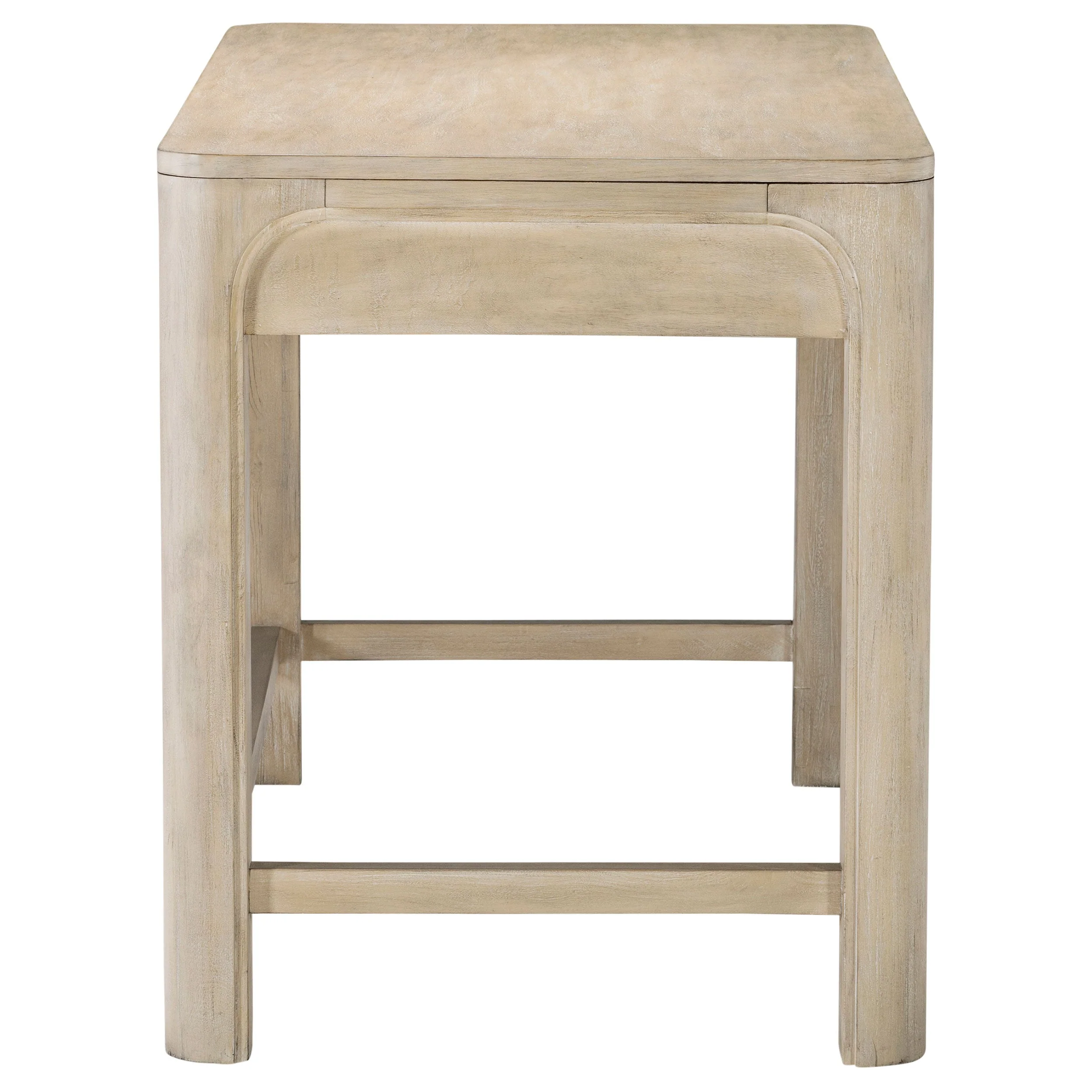 Solano Weathered Mango 2-drawer Makeup Table Vanity Desk - Image 8