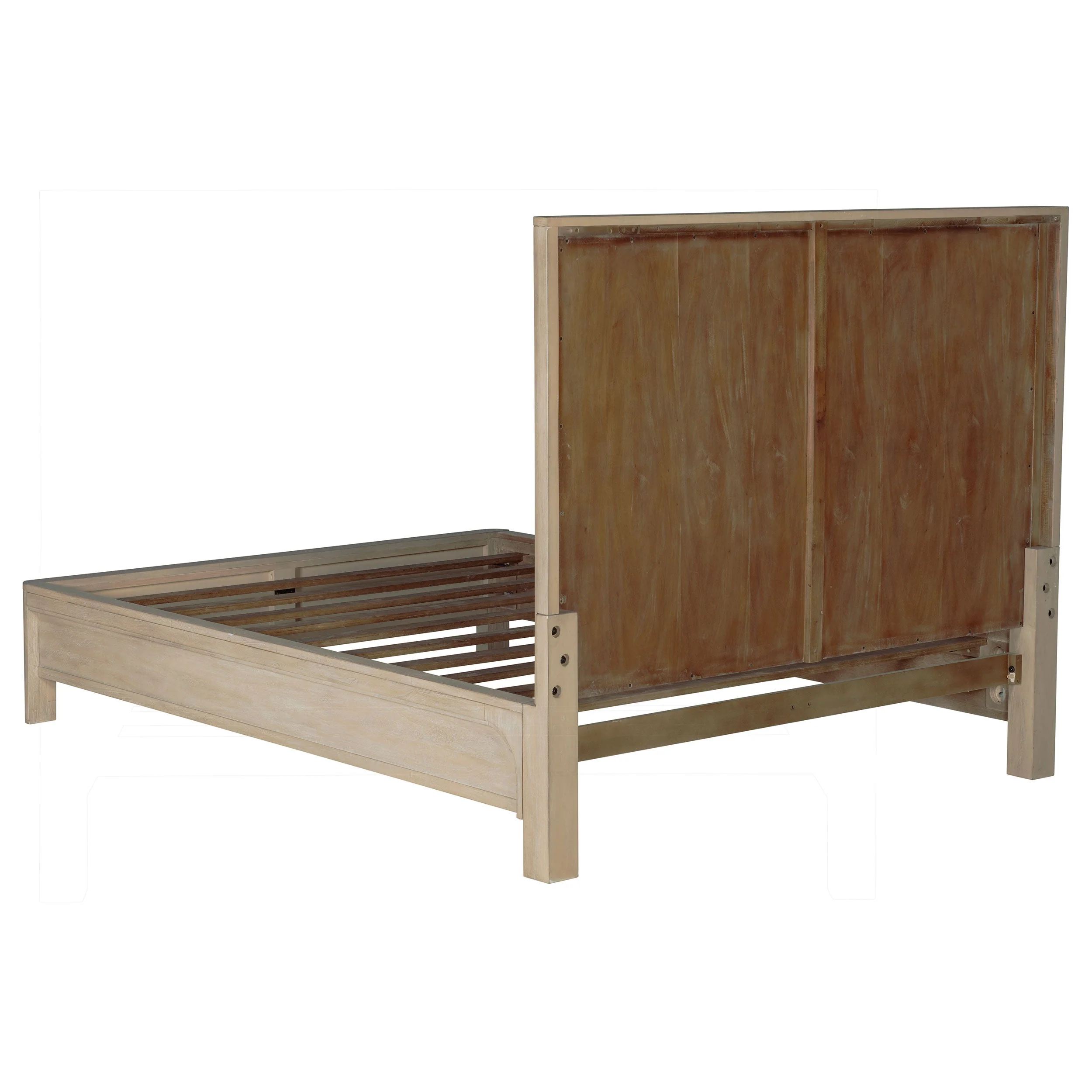Solano Weathered Mango 55-inch Queen Panel Bed - Image 6