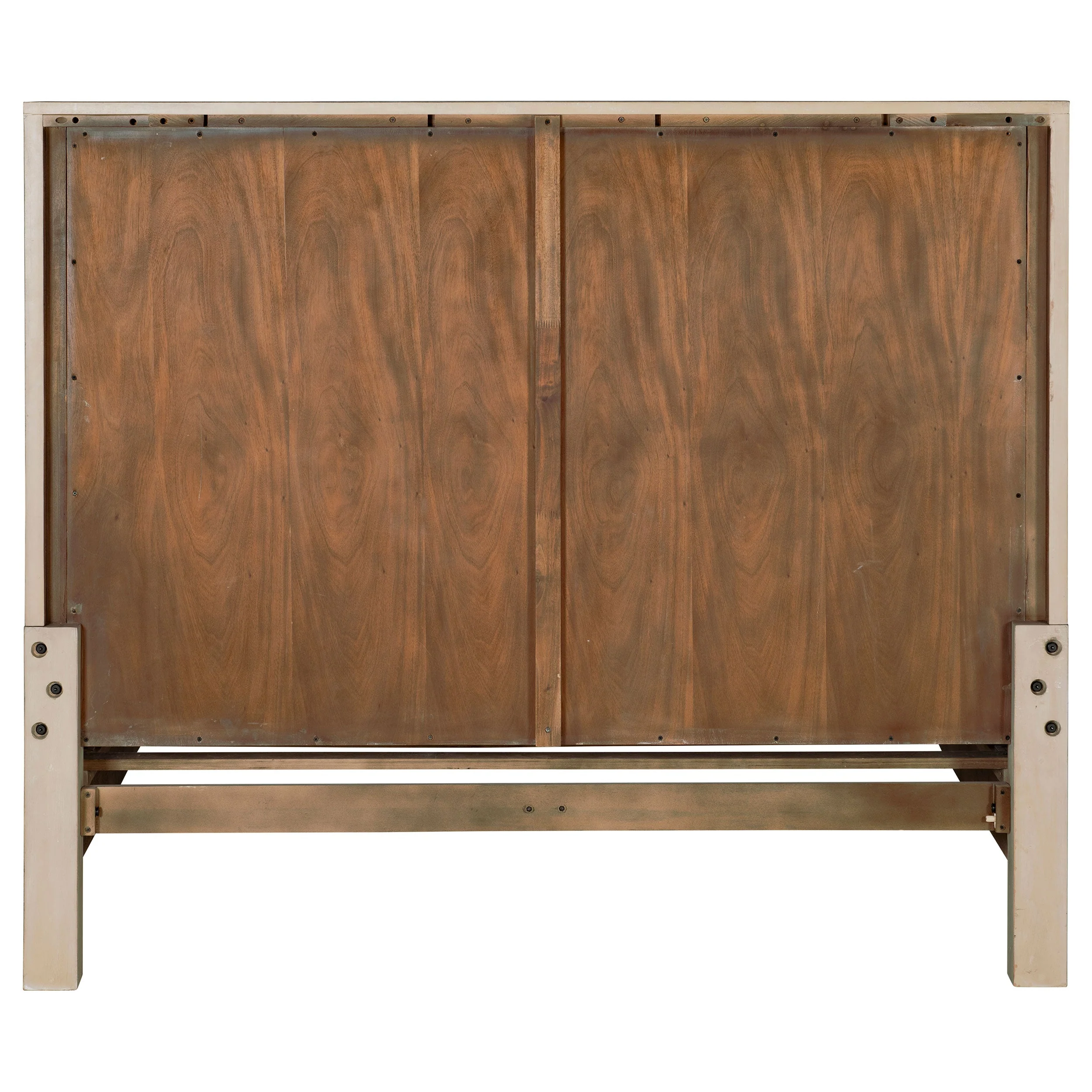 Solano Weathered Mango 55-inch Queen Panel Bed - Image 7