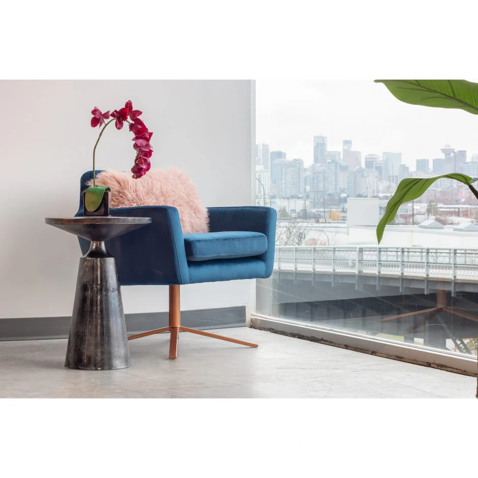 Sonja Accent Table Charcoal Grey - Image 2