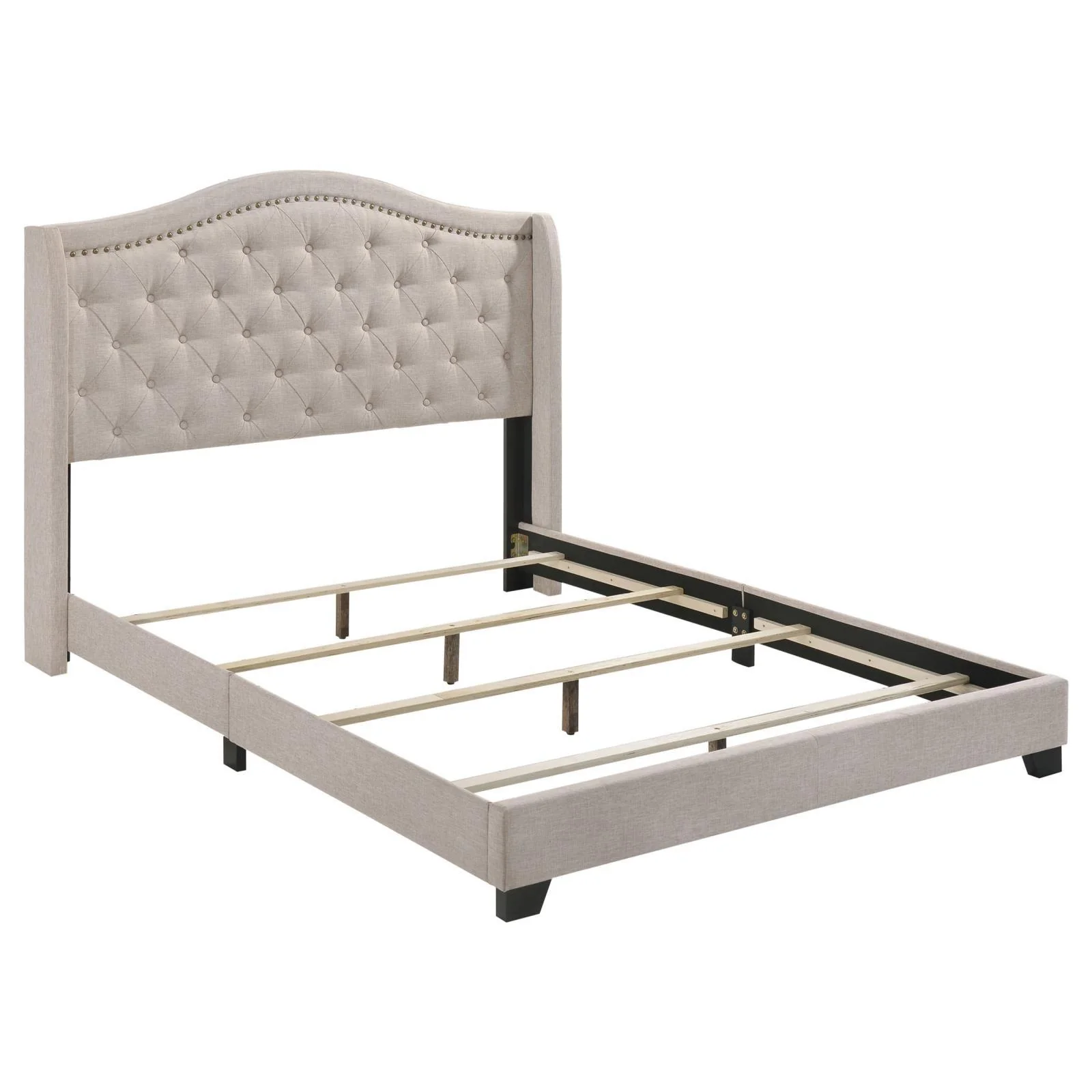 Sonoma Beige Camel Back Full Bed - Image 2