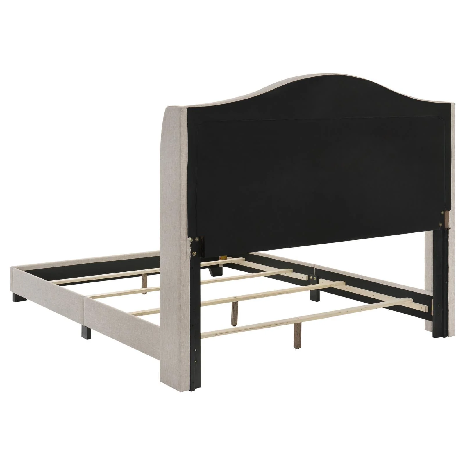 Sonoma Beige Camel Back Queen Bed - Image 4