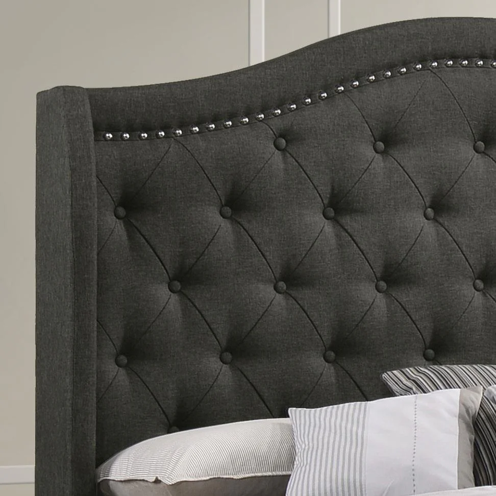 Sonoma Gray Camel Back Eastern King Bed - Image 5