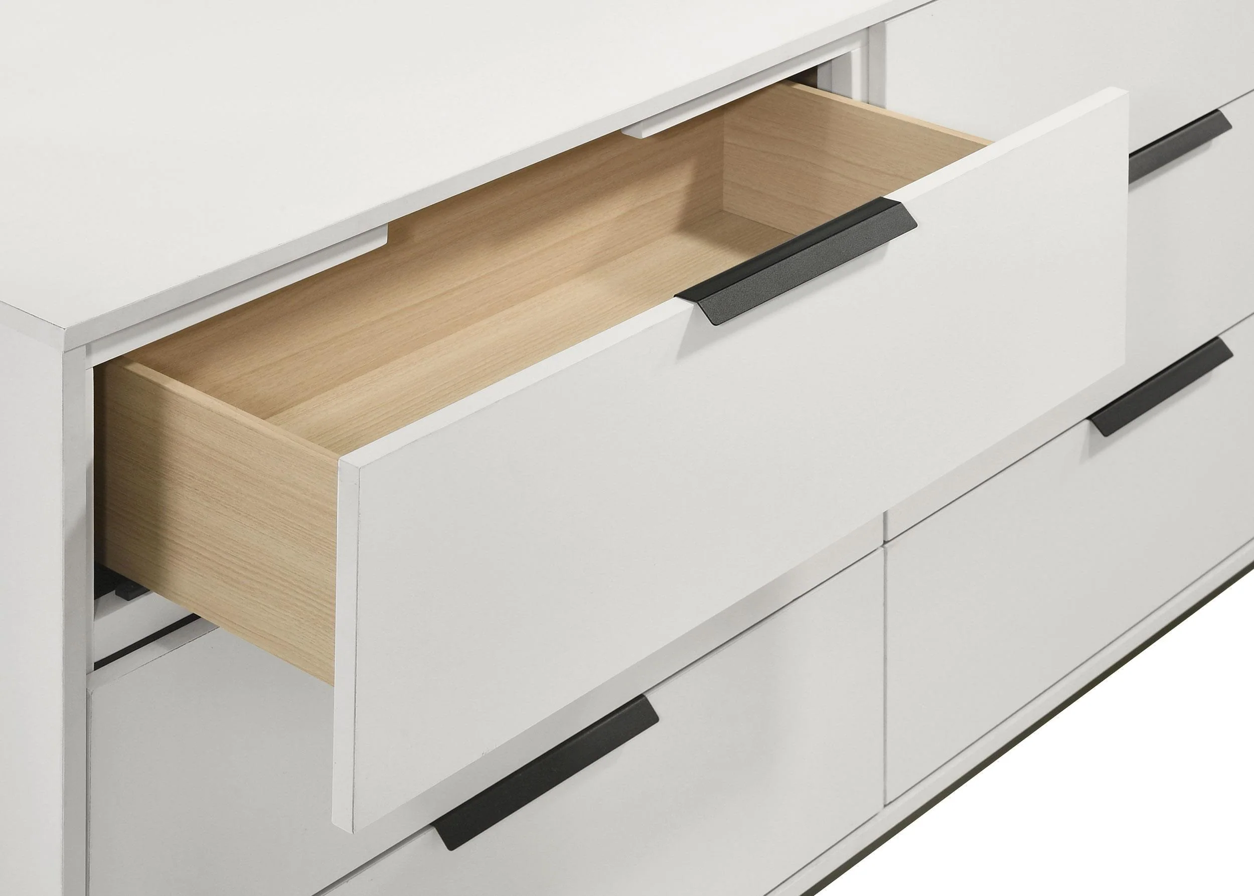 Sonora 6-drawer Bedroom Dresser White - Image 10