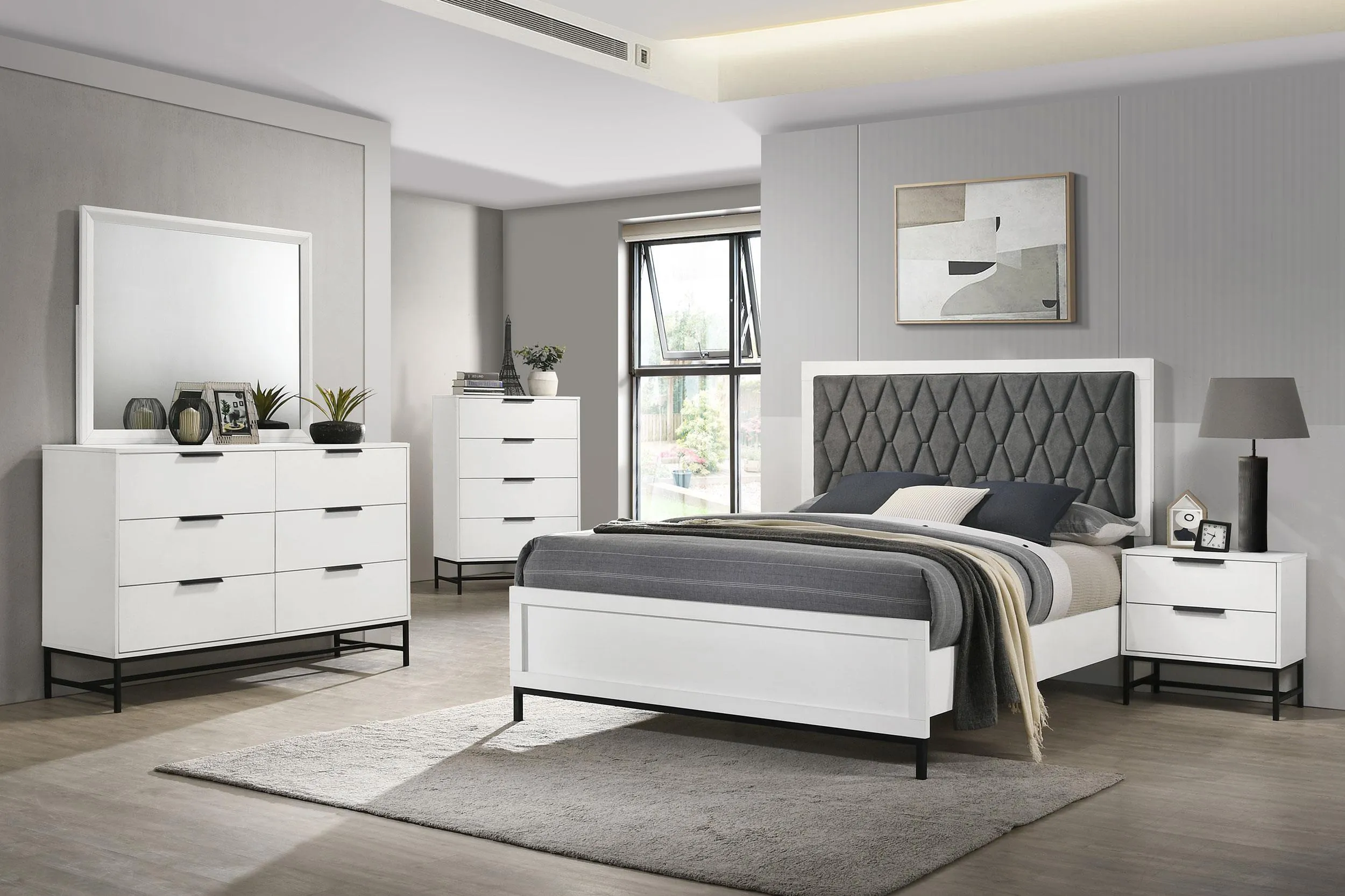 Sonora White Dresser Mirror - Image 4