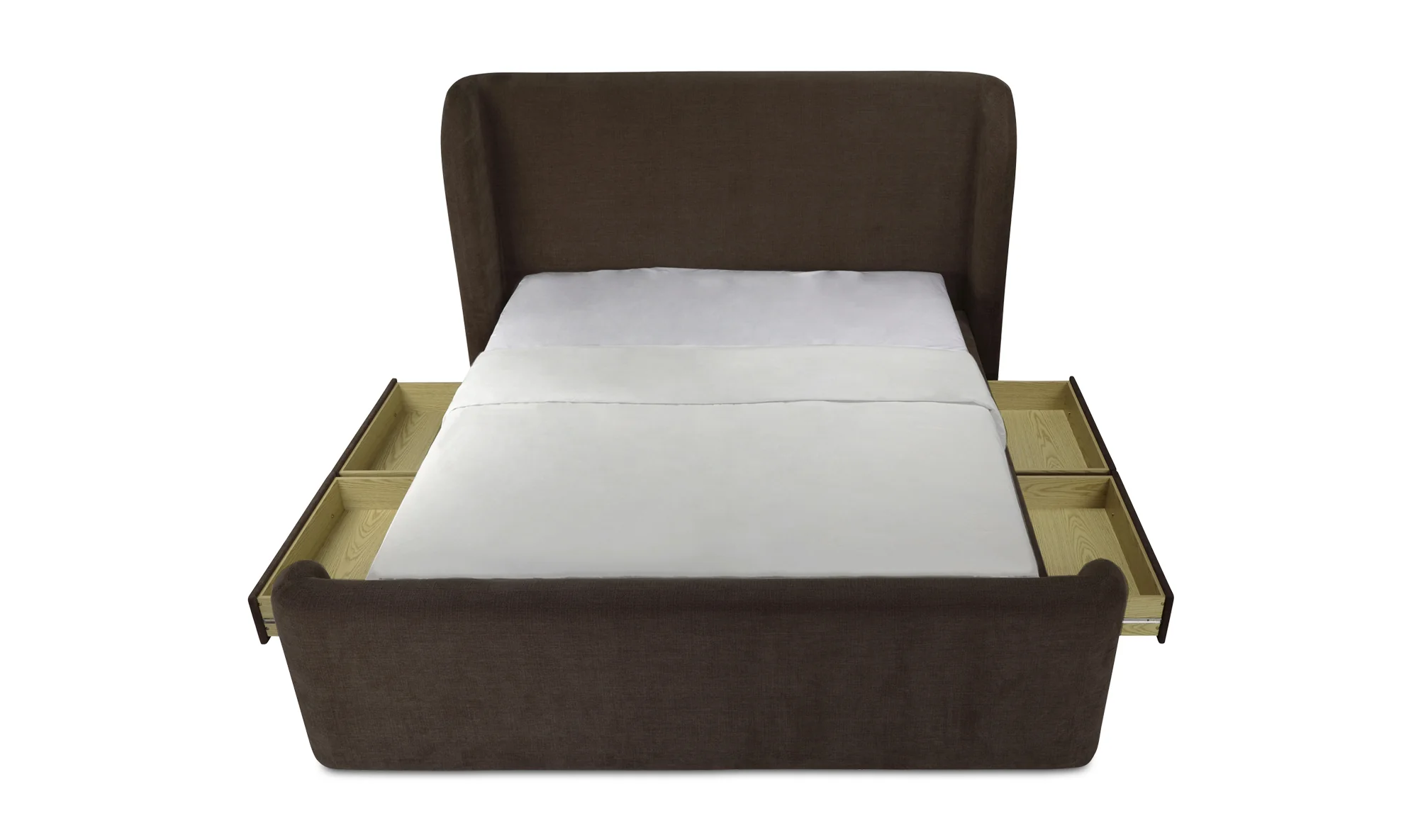 Sophia King Storage Bed Brown - Image 3