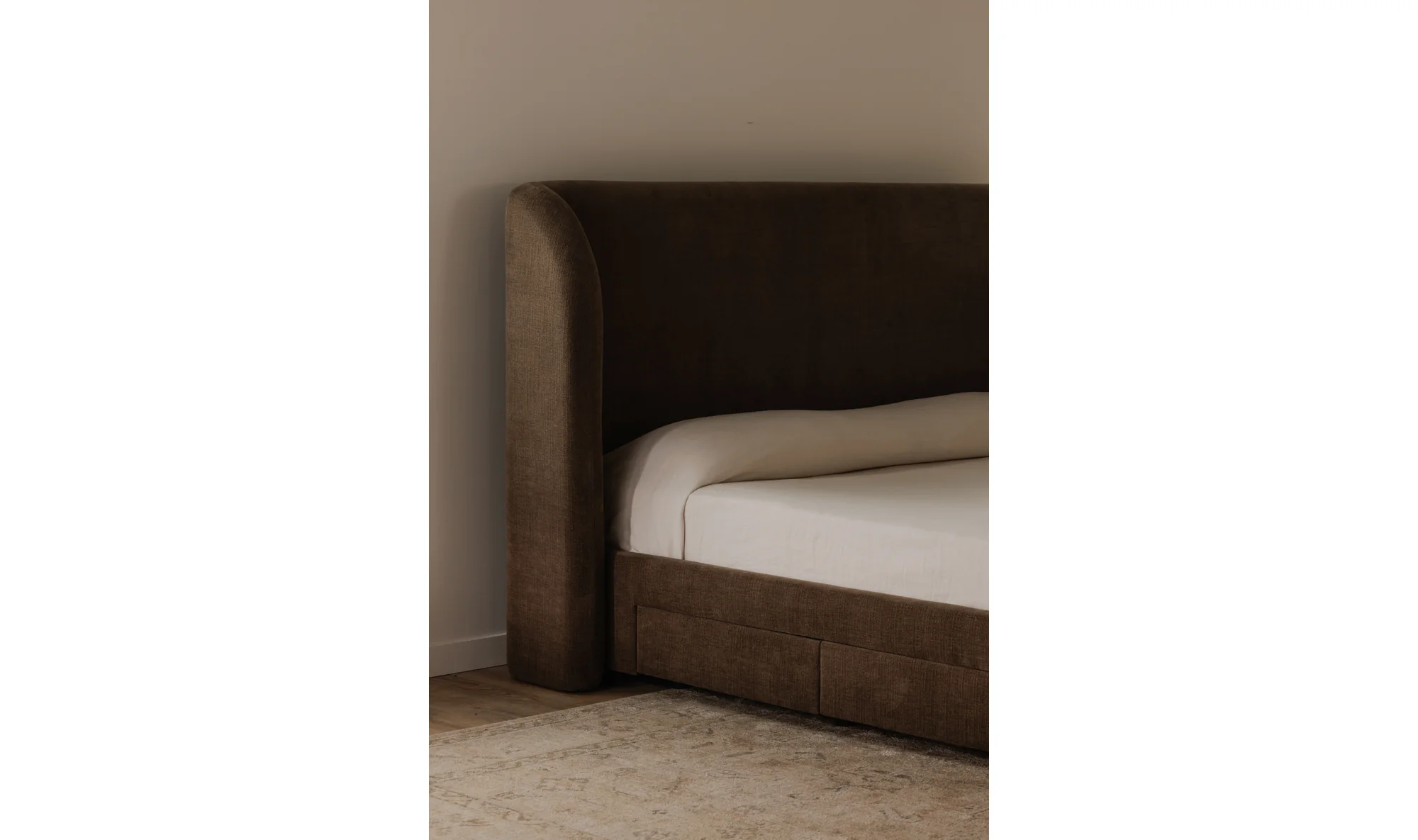 sophia queen bed - brown - Image 14