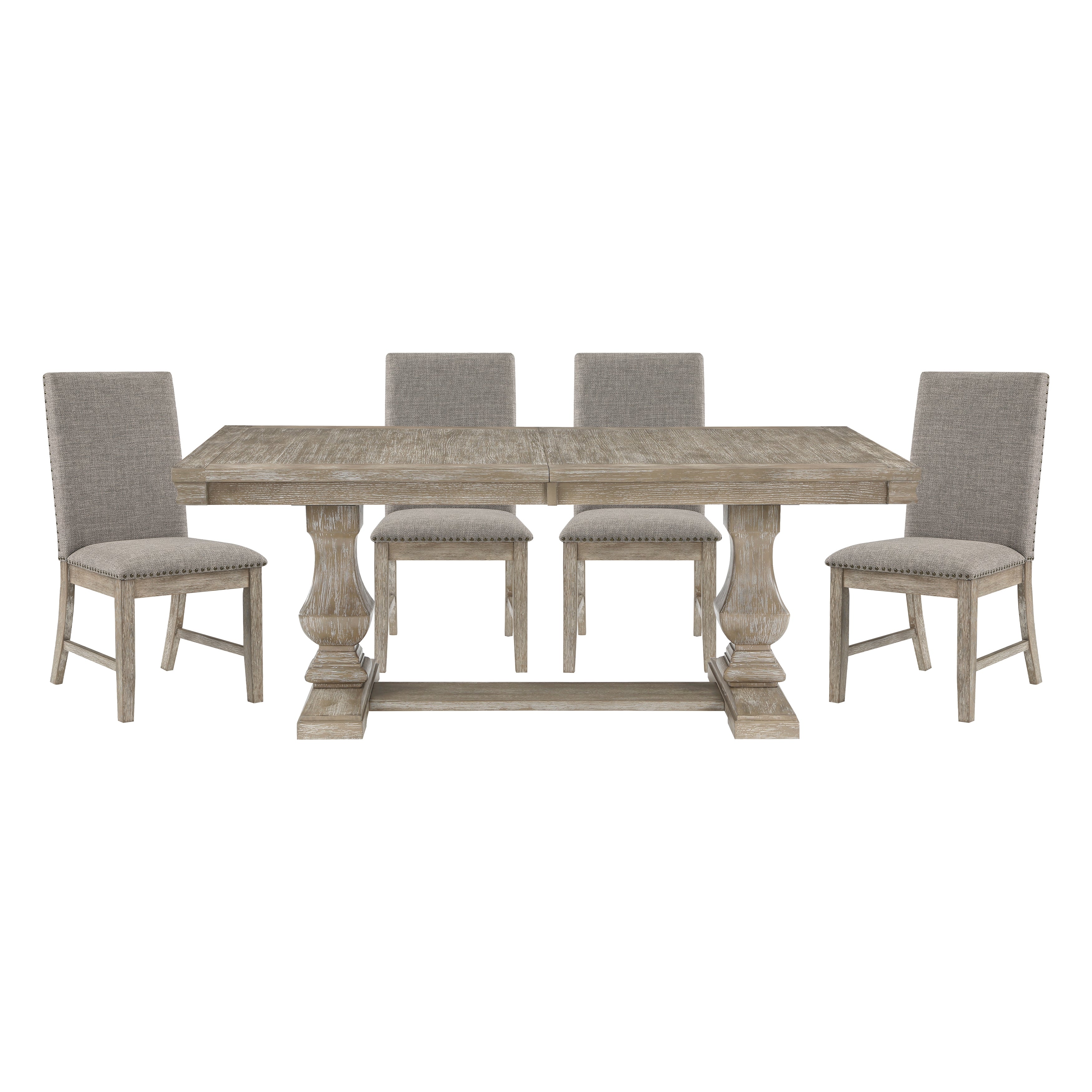 Southlake Brownish Gray Extendable Dining Set - Image 2