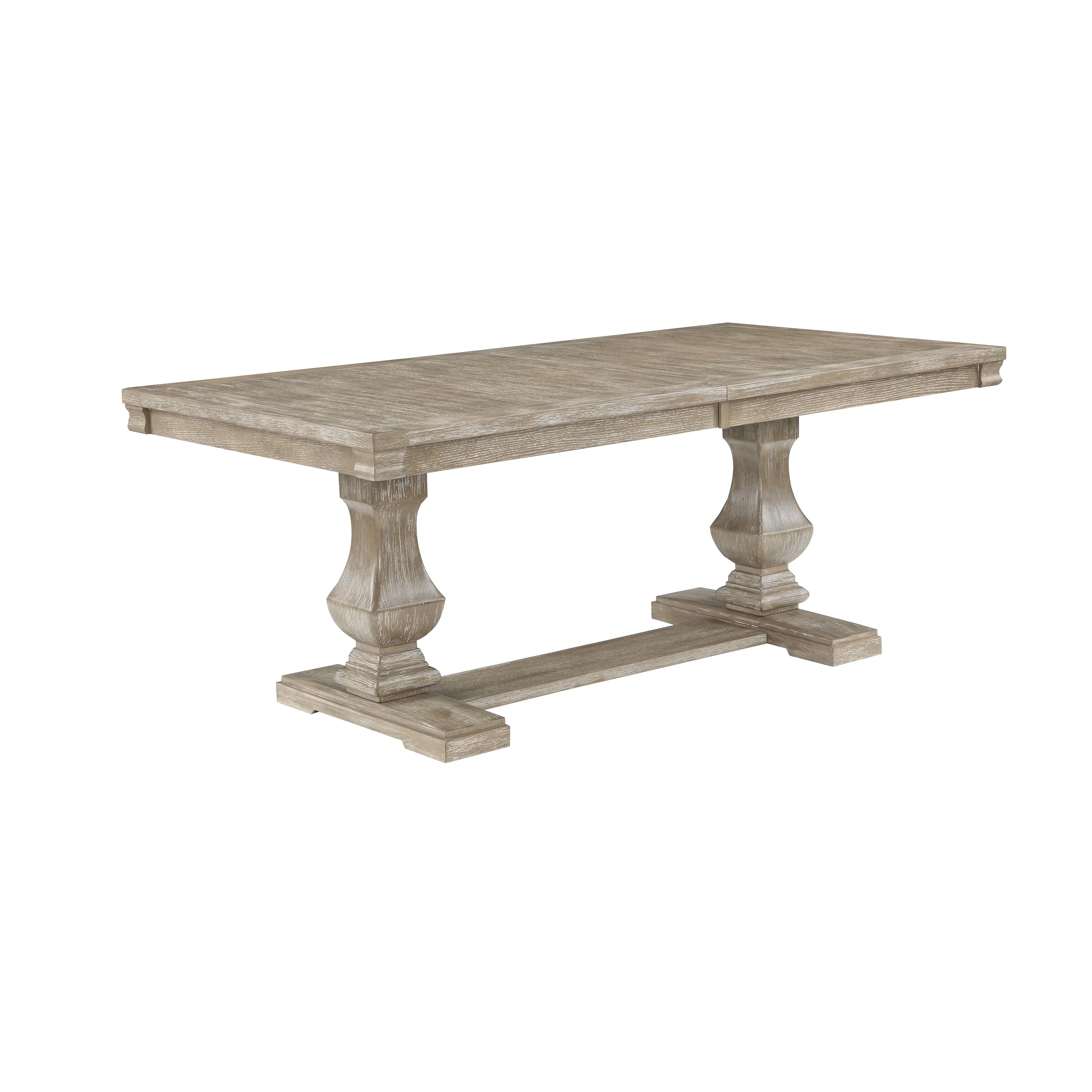 Southlake Brownish Gray Extendable Dining Table - Image 4
