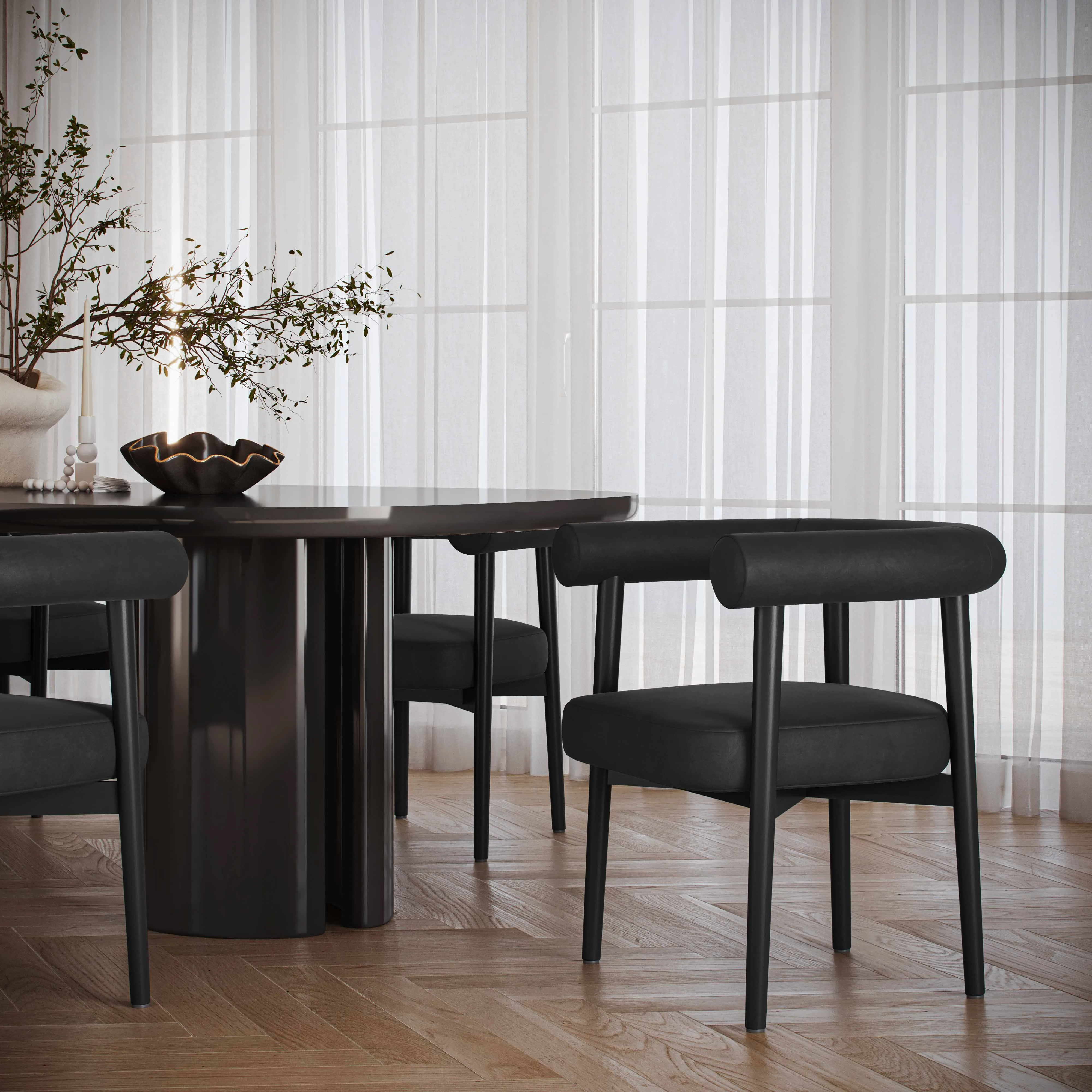Spara Performance Vegan Leather Dining Chair - Image 2
