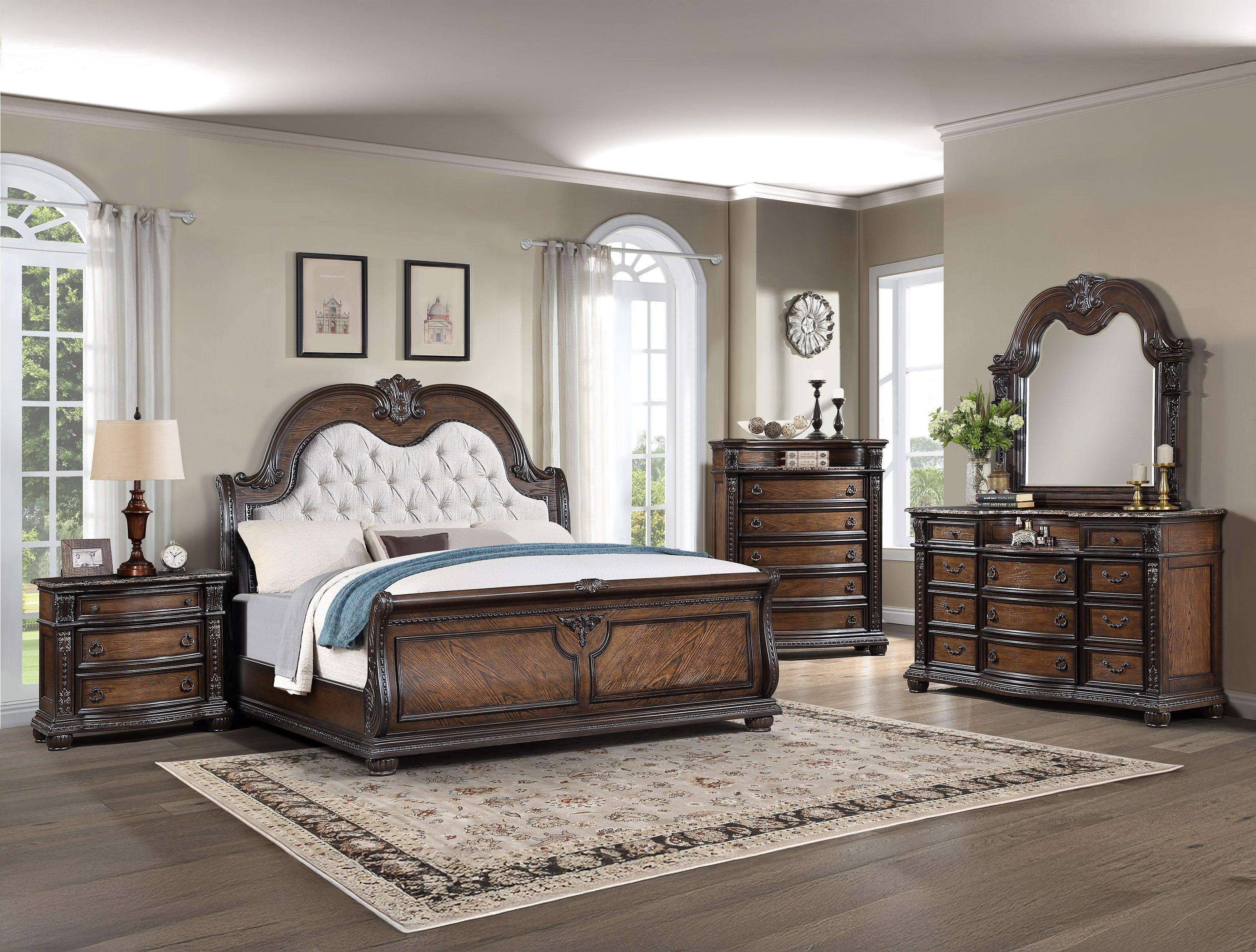 Stanley Coffee Brown Bedroom Mirror (Mirror Only) - Image 3