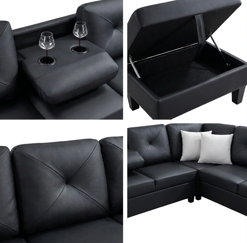 Star Black RAF Sectional - Image 2