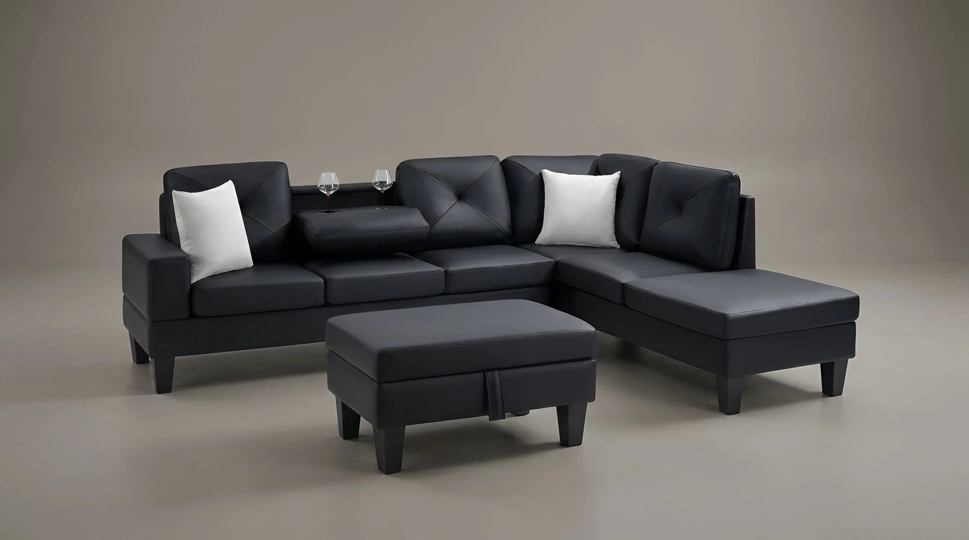 Star Black RAF Sectional - Image 3
