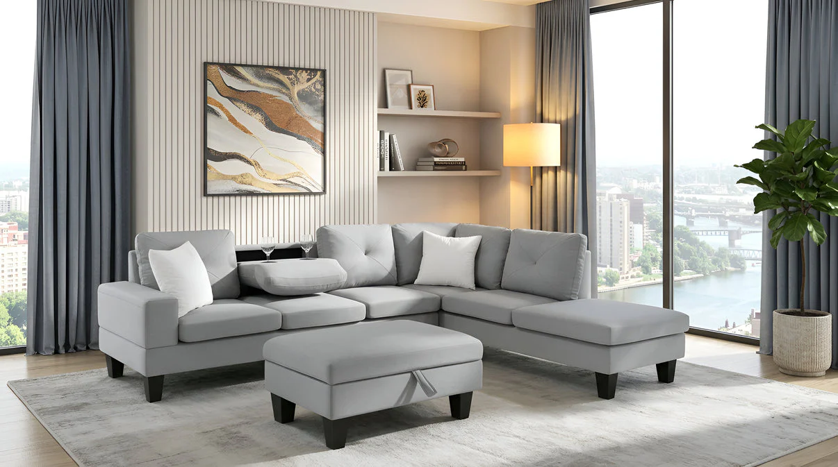Star Light Grey RAF Sectional