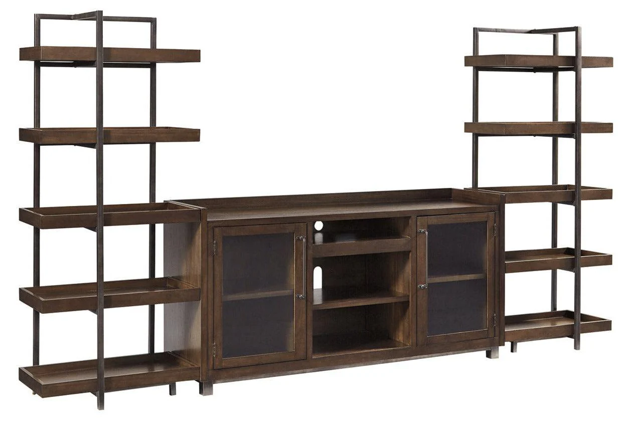 Starmore Brown/Gunmetal 3-Piece Entertainment Center - Image 14