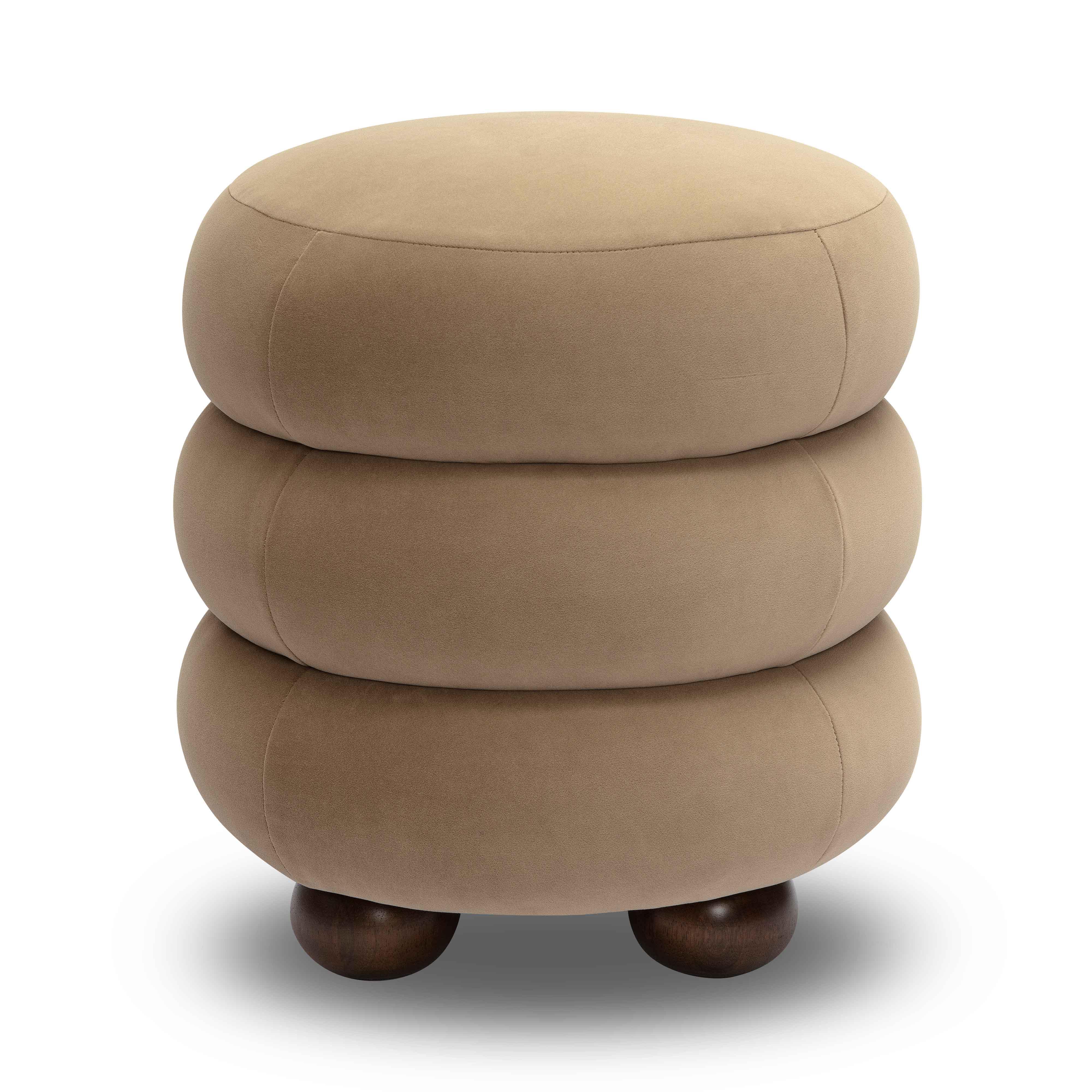Stefanie Velvet Ottoman - Image 10