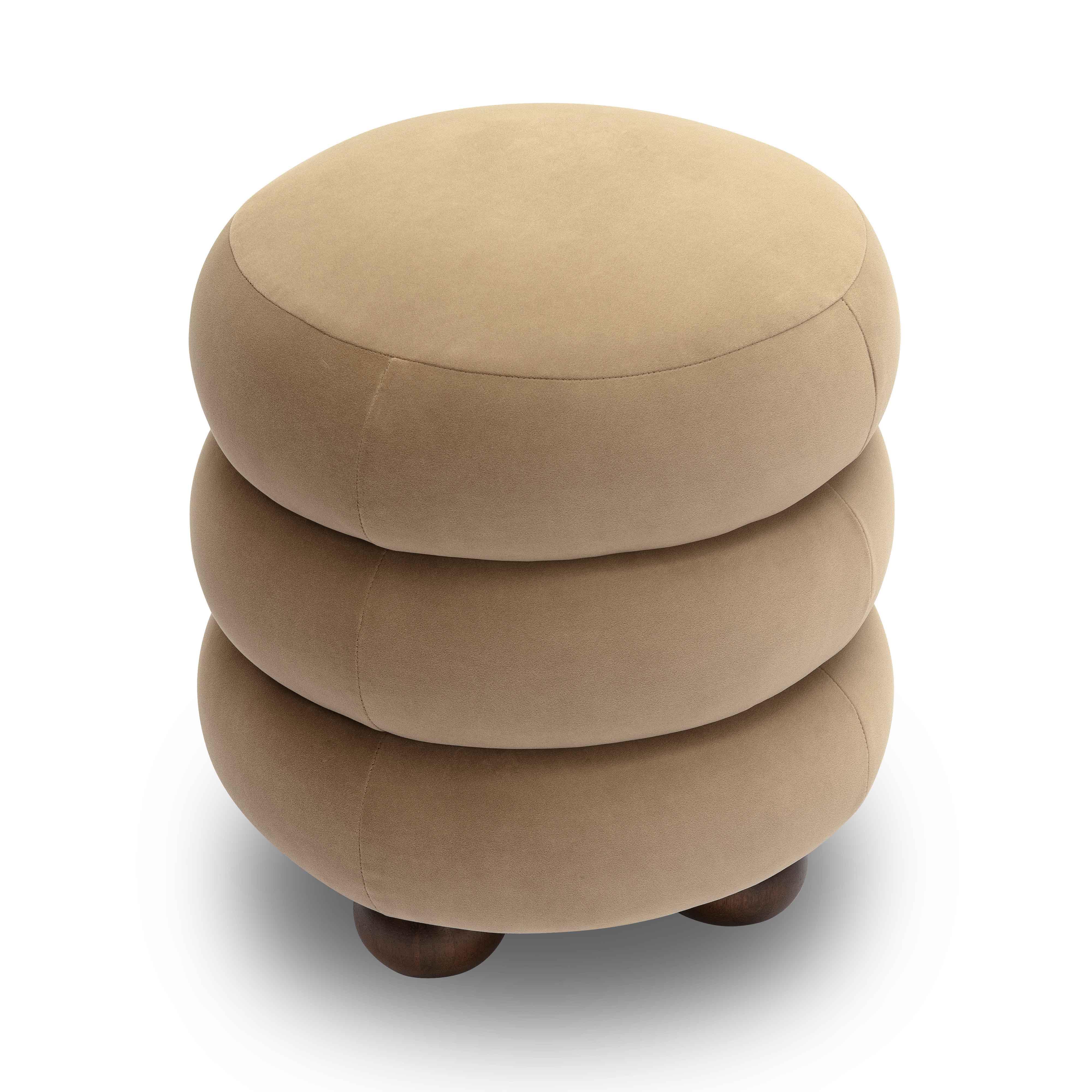 Stefanie Velvet Ottoman - Image 11