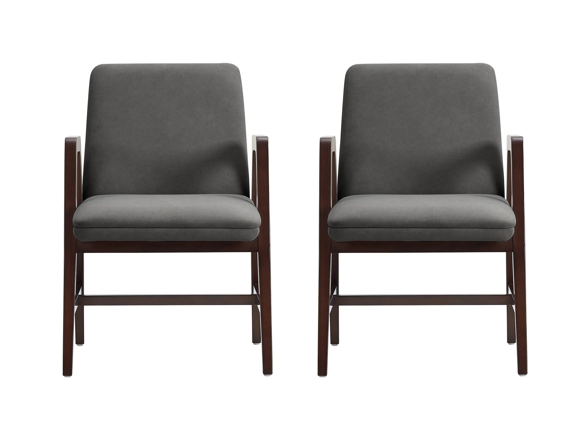 Stella Dining Armchair in Graphite (set of 2)