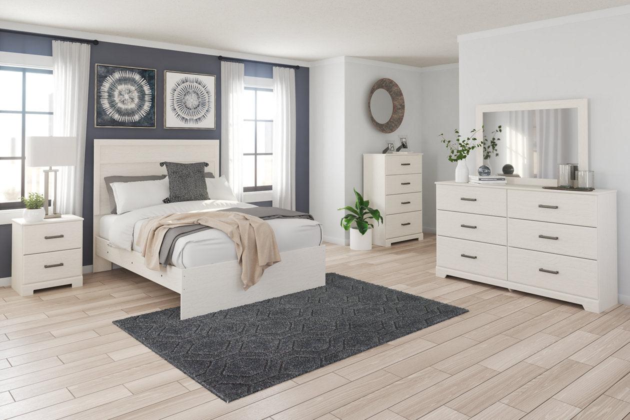Stelsie White Full Panel Bed - Image 5