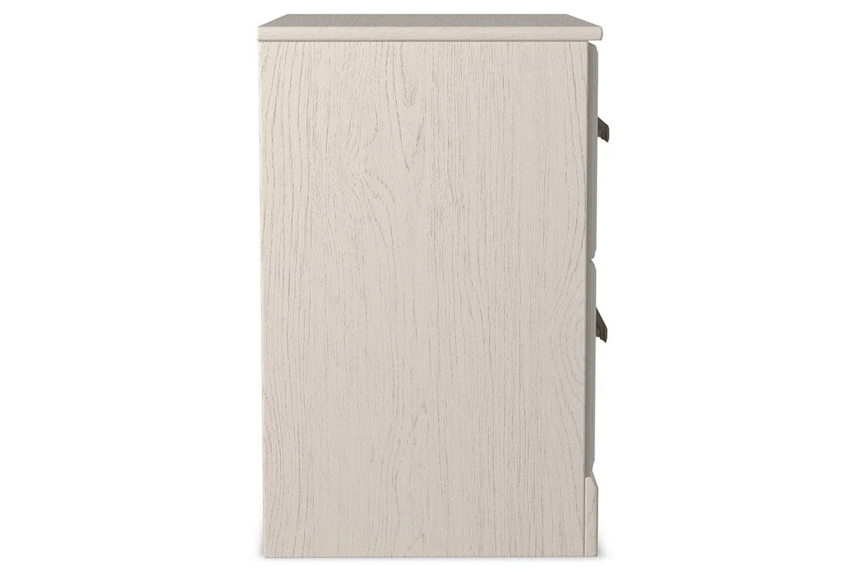 Stelsie White Nightstand - Image 2