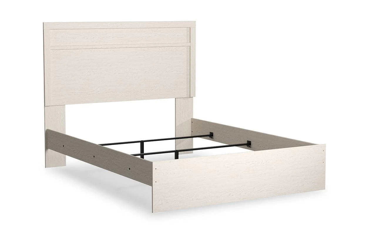 Stelsie White Queen Panel Bed - Image 2