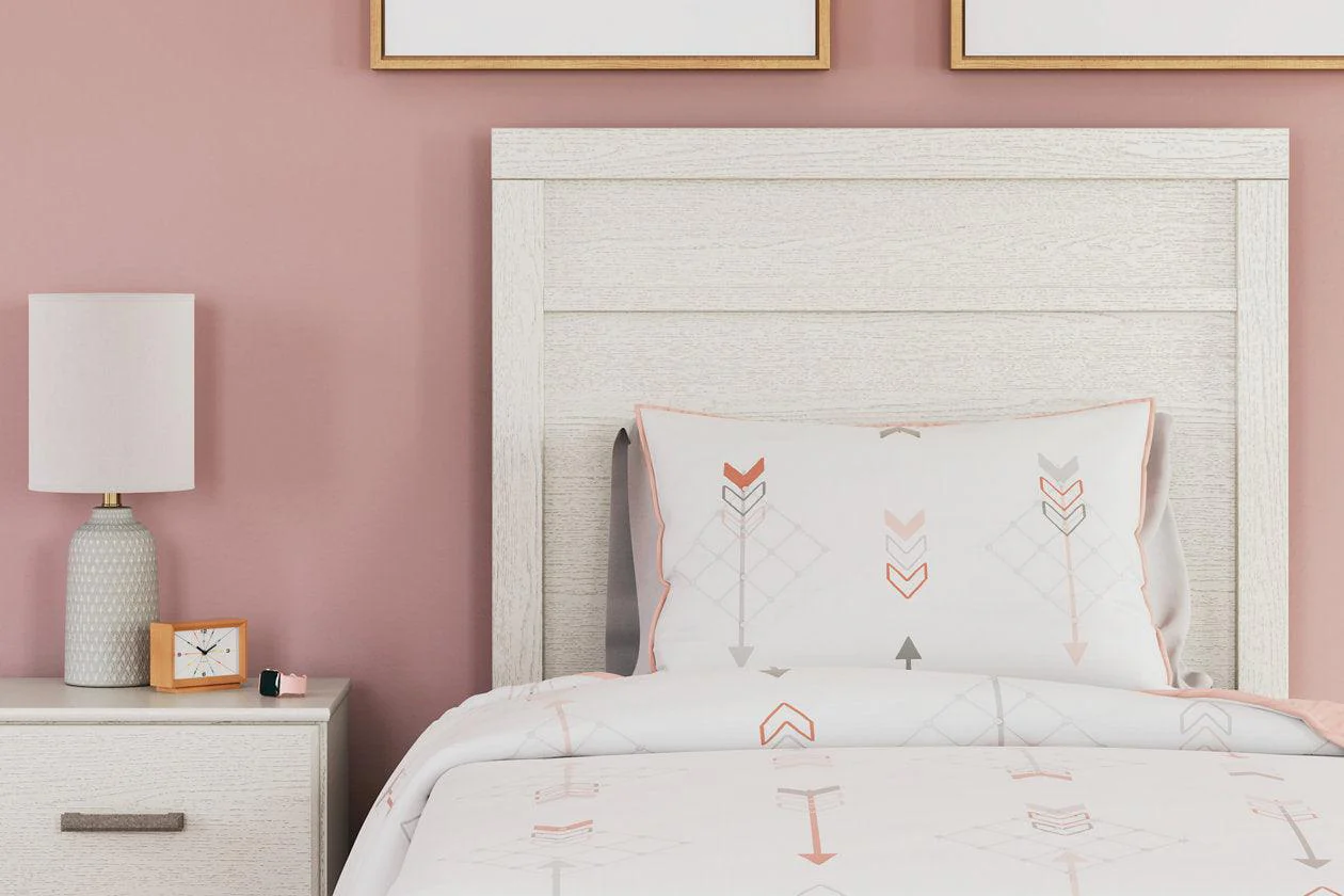 Stelsie White Twin Panel Bed - Image 9