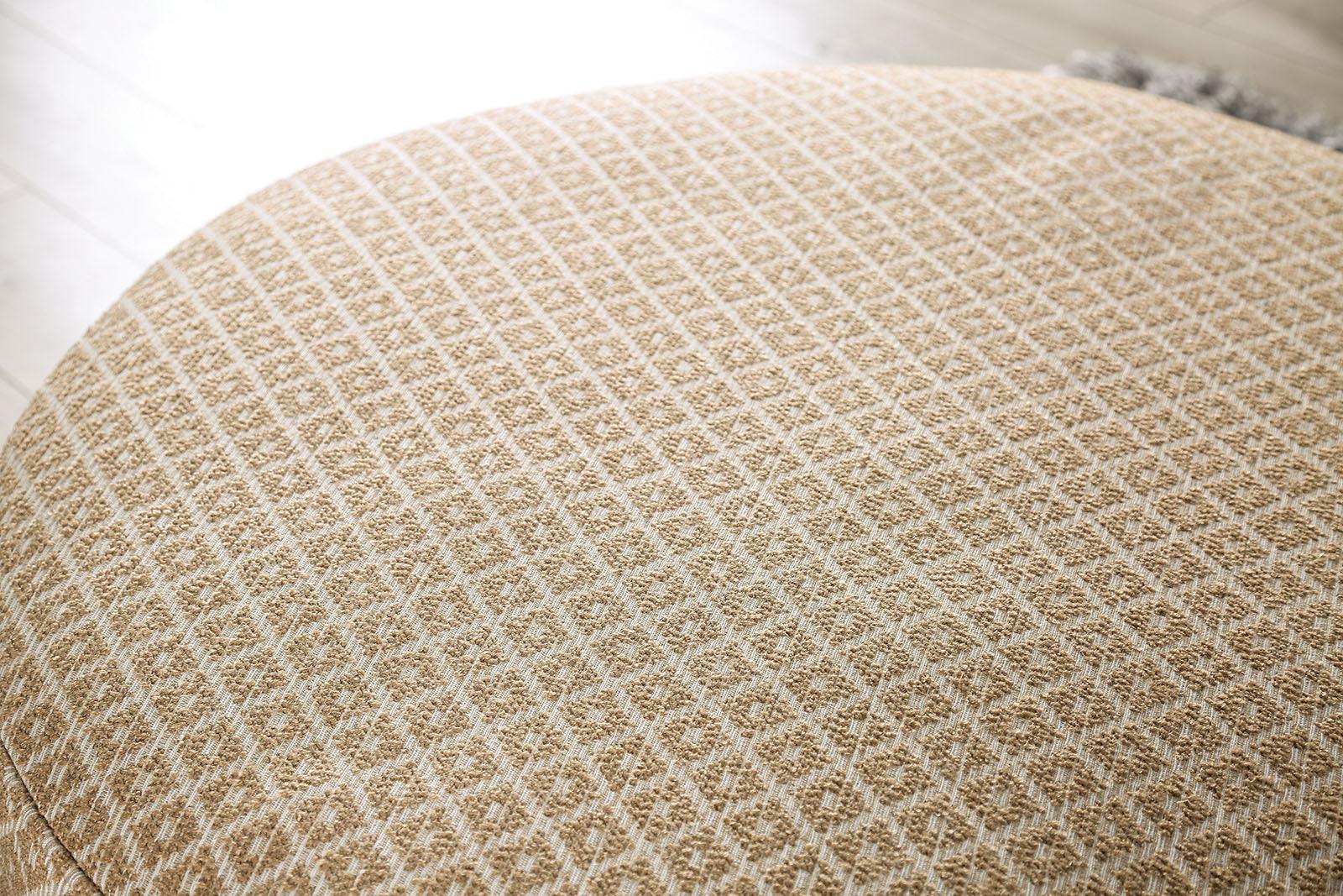 Stephney Gold/Gray Ottoman - Image 2