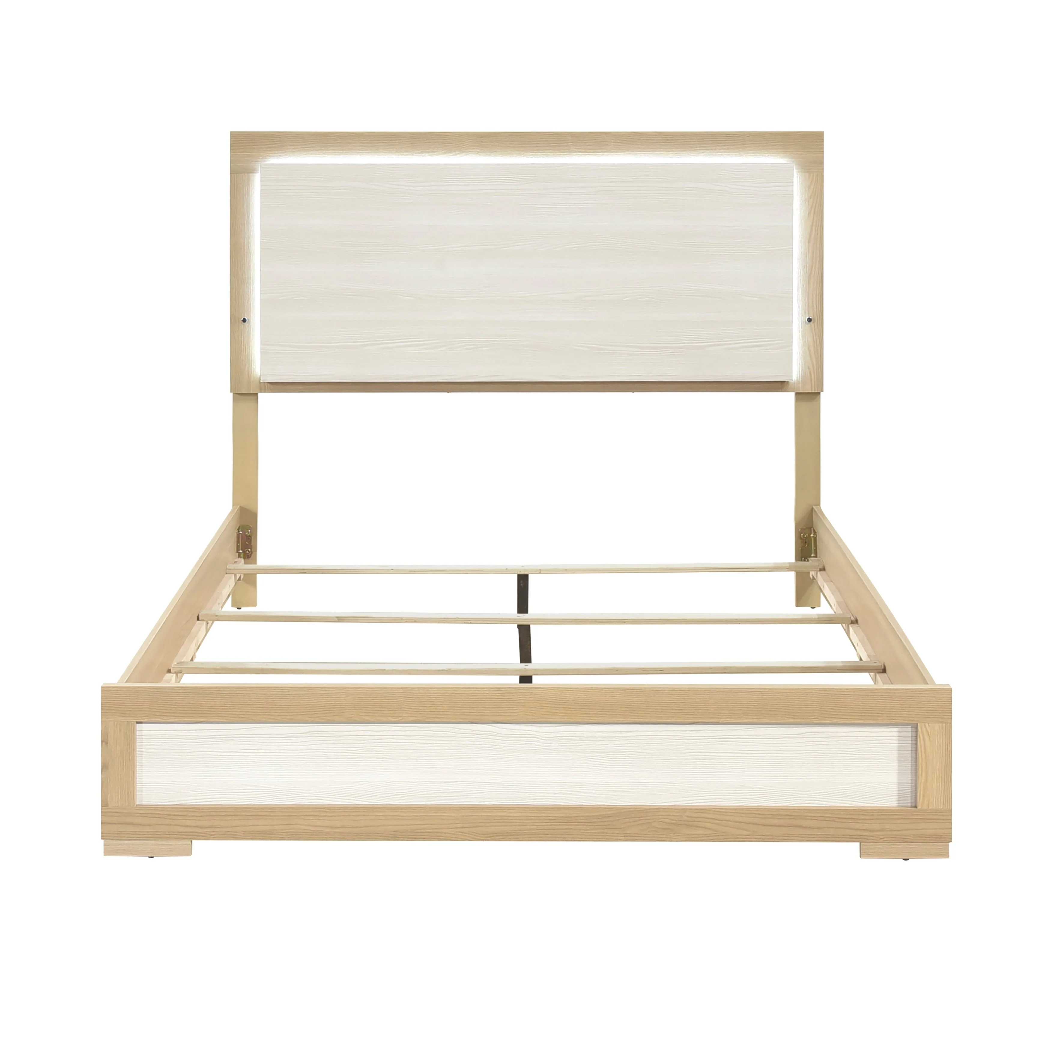 Sterling Natural/White LED Full Bed - Image 8