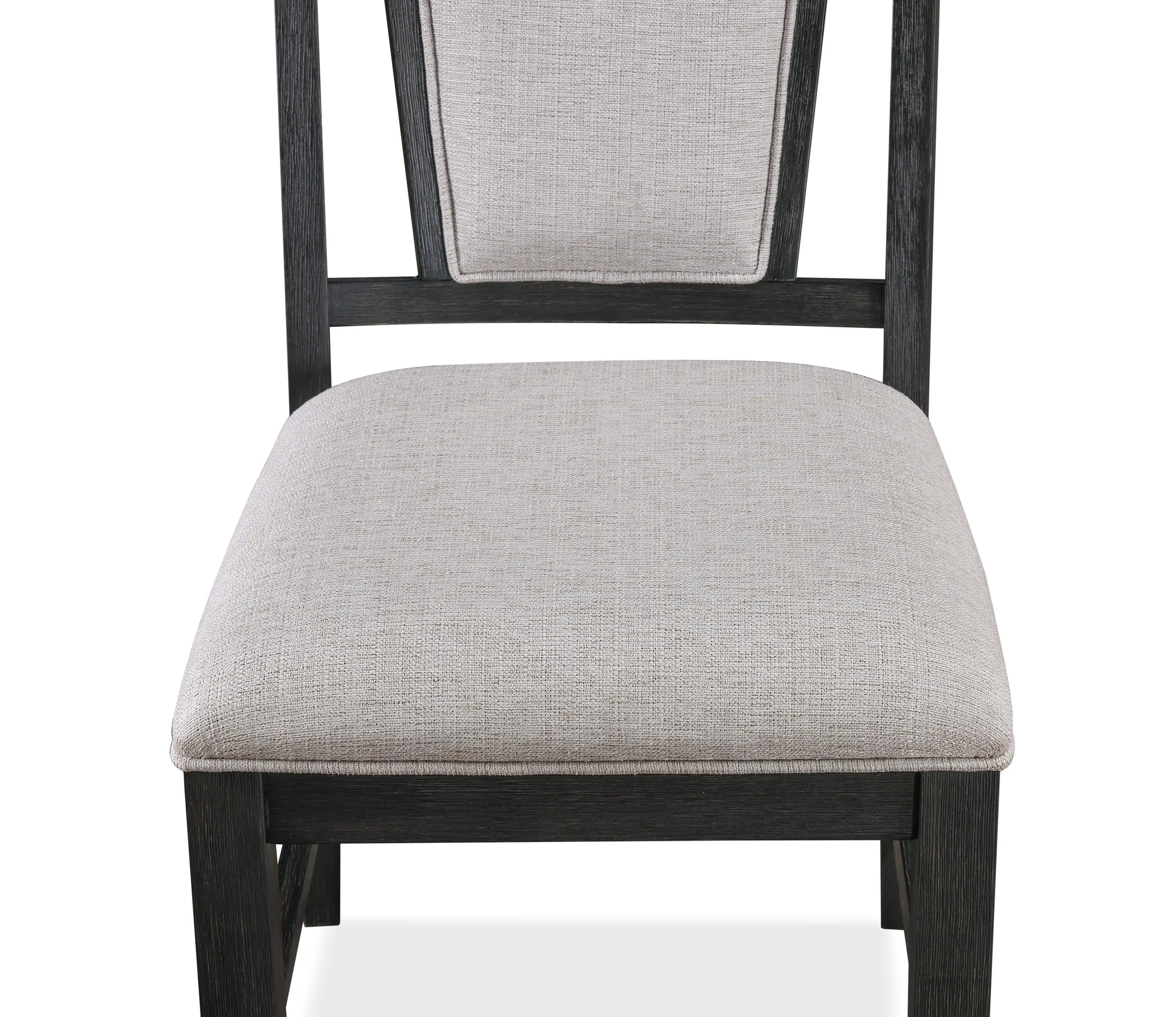 Stevens Charcoal Black and Light Gray Dining Chair, Set of 2 - Image 4