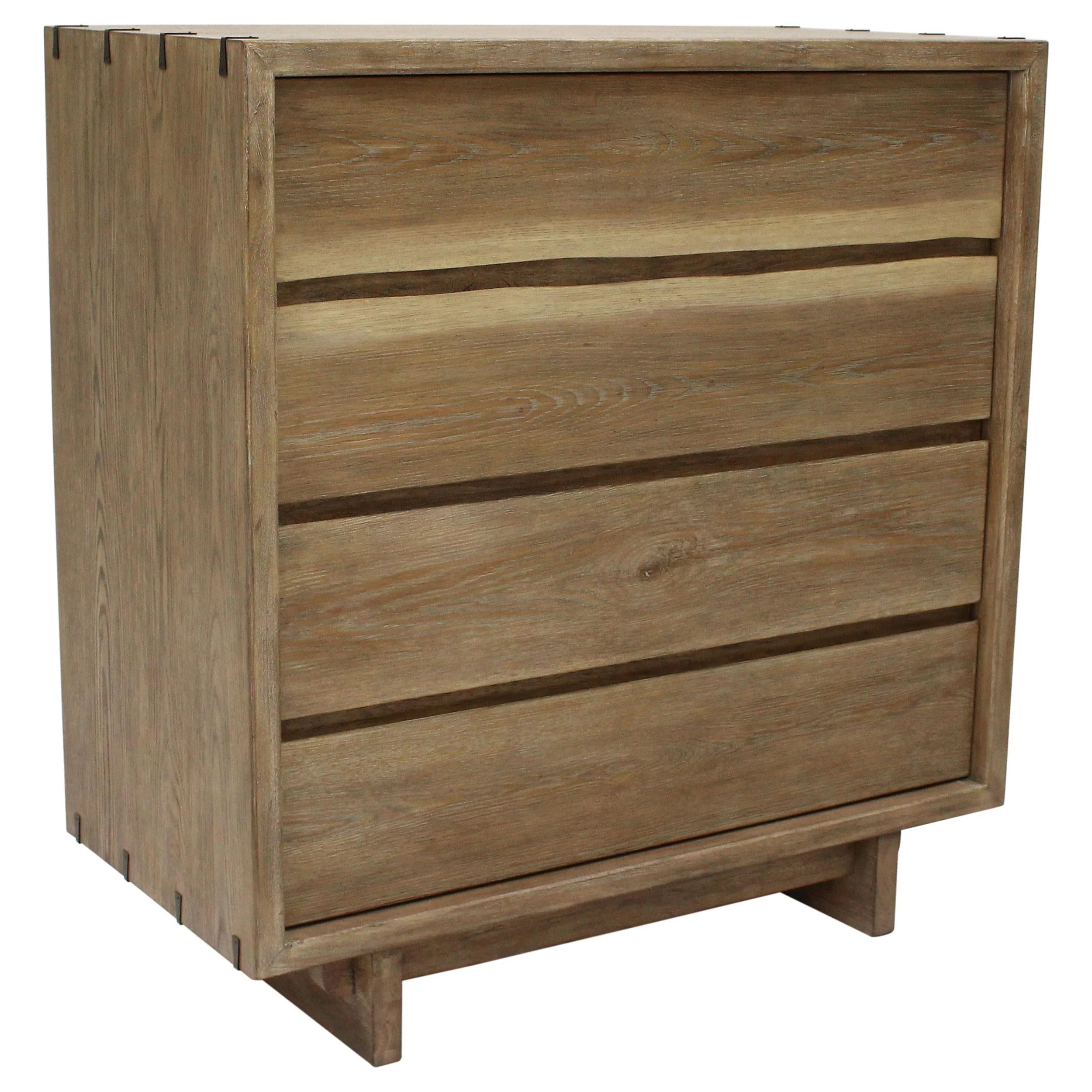 Stillwater Weathered Oak 4-drawer Chest