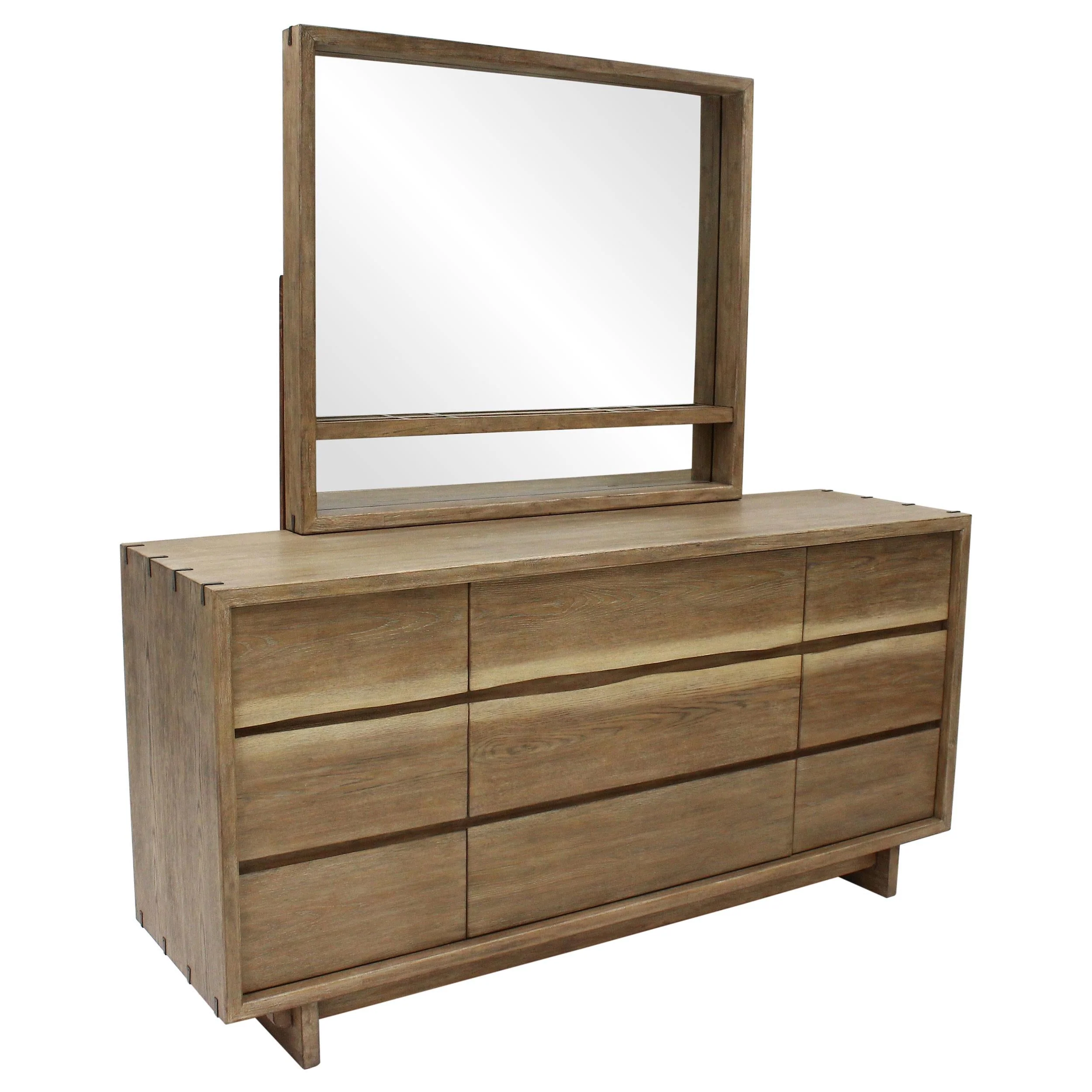 Stillwater Weathered Oak 9-drawer Dresser