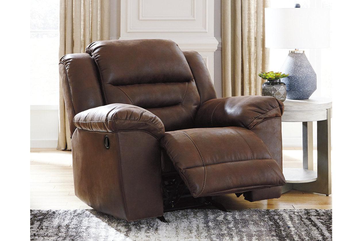 Stoneland Chocolate Manual Recliner - Image 4