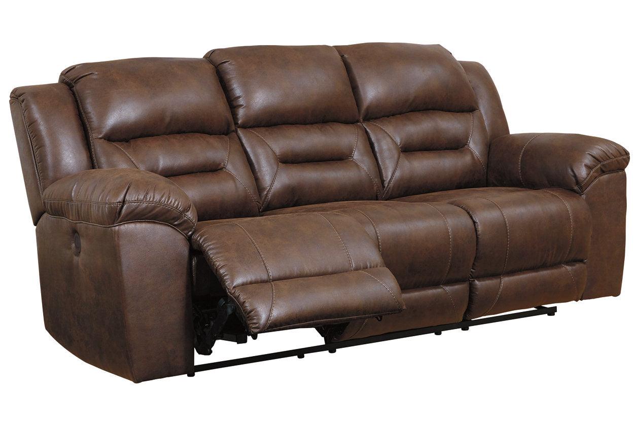 Stoneland Chocolate Power Reclining Sofa - Image 2