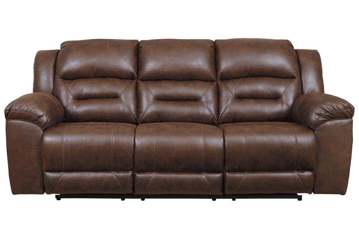Stoneland Chocolate Power Reclining Sofa - Image 3
