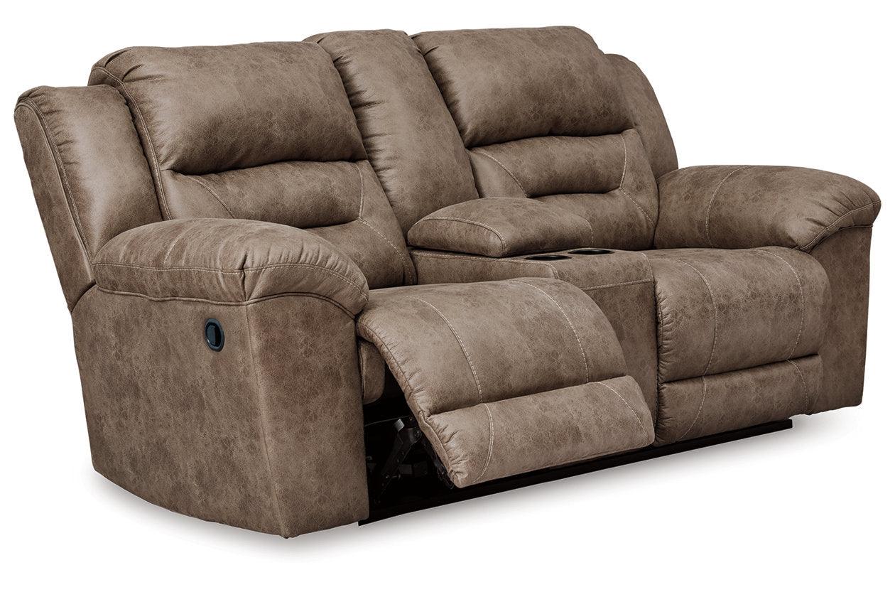 Stoneland Fossil Manual Reclining Sofa and Loveseat - Image 3