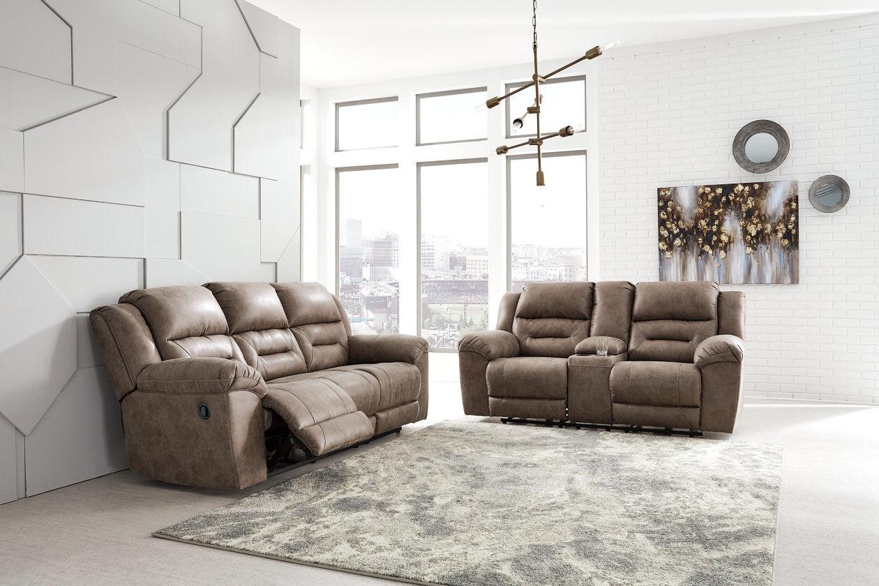 Stoneland Fossil Manual Reclining Sofa - Image 2