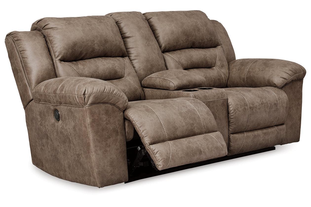 Stoneland Fossil Power Reclining Sofa and Loveseat - Image 3