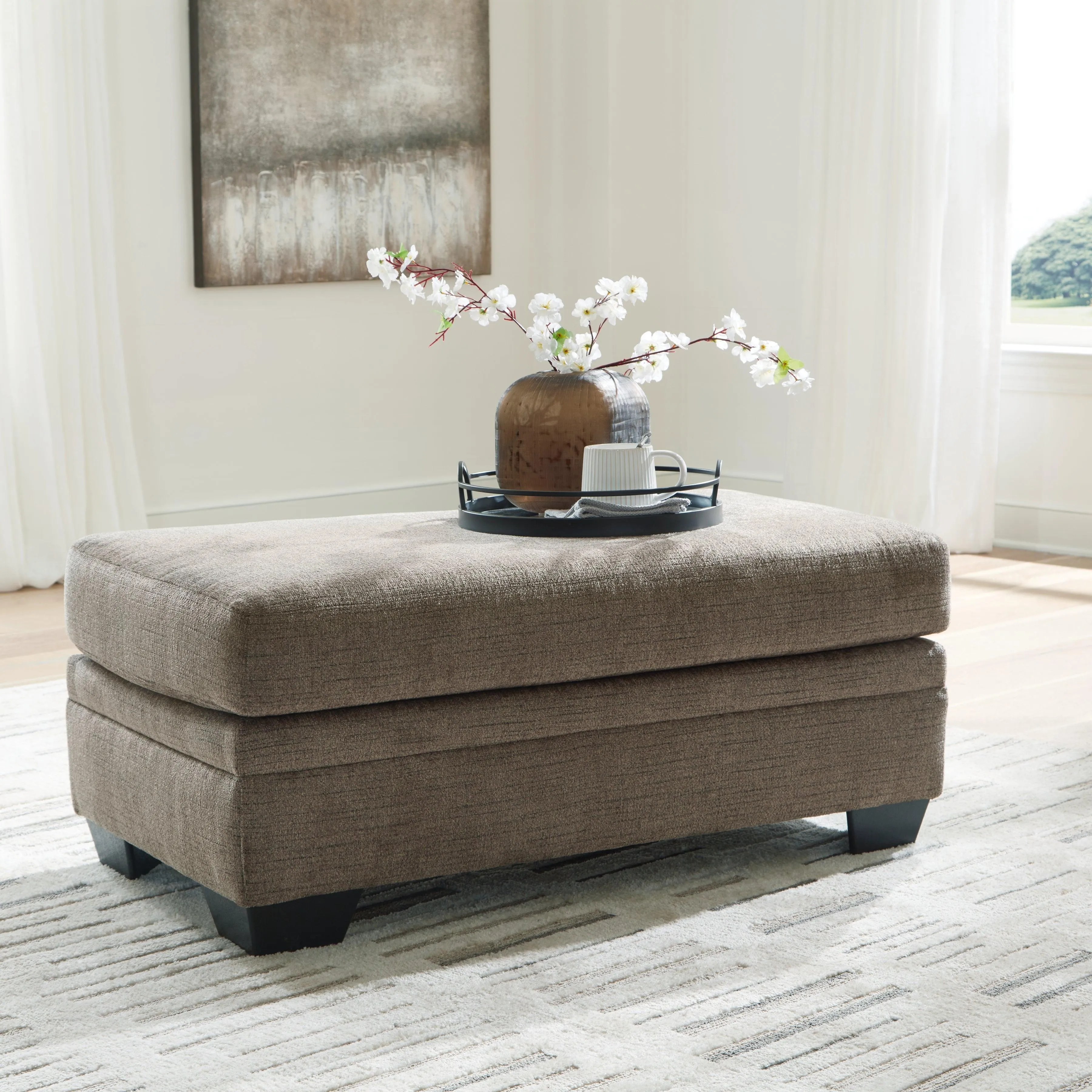 Stonemeade Nutmeg Ottoman - Image 4