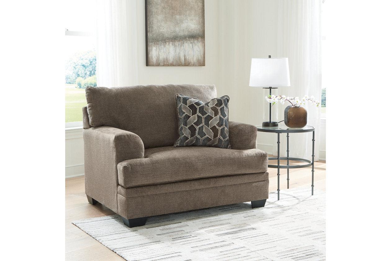 Stonemeade Nutmeg Oversized Chair and Ottoman - Image 12